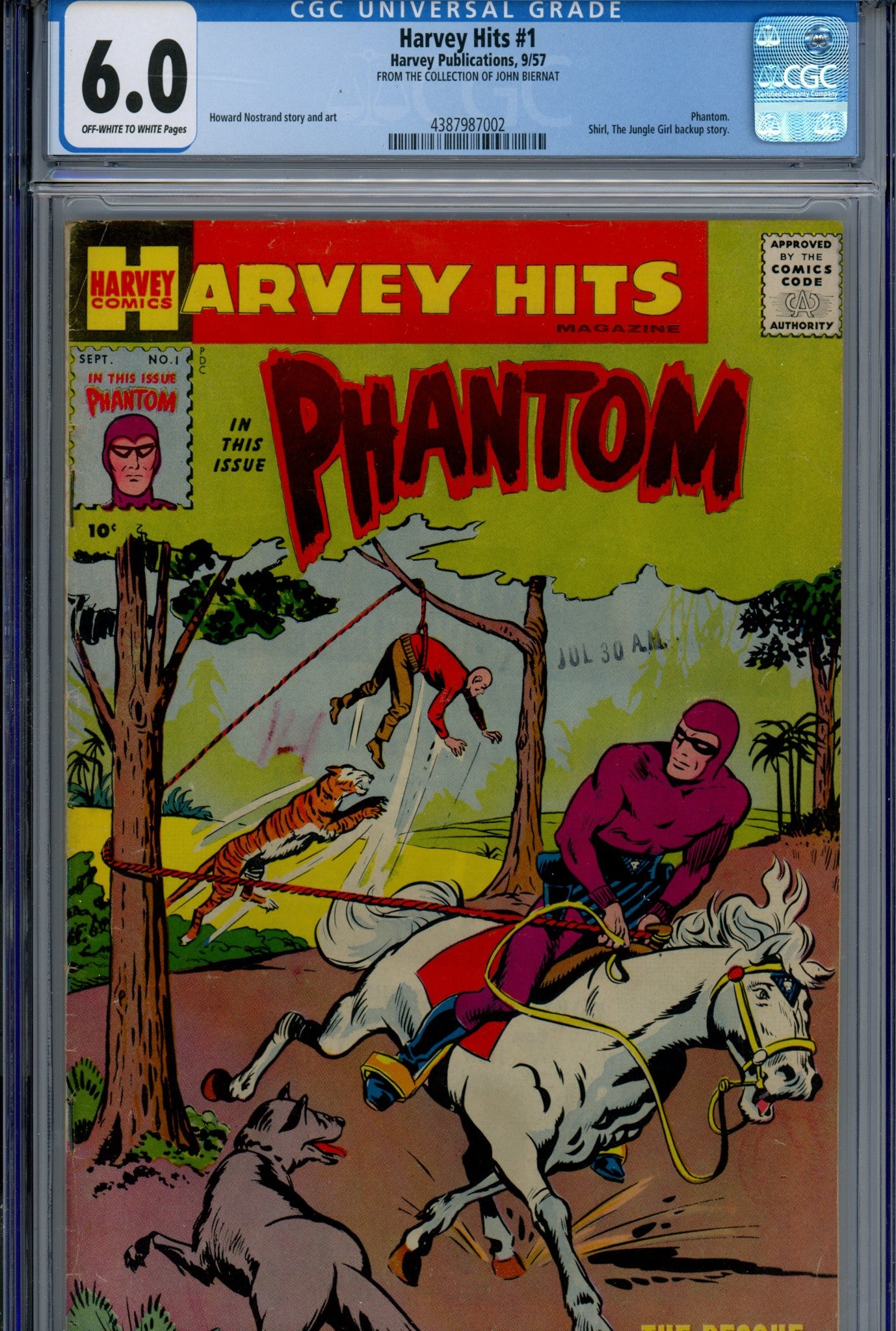 Harvey Hits 1 CGC 6.0 (FN) (1957) 