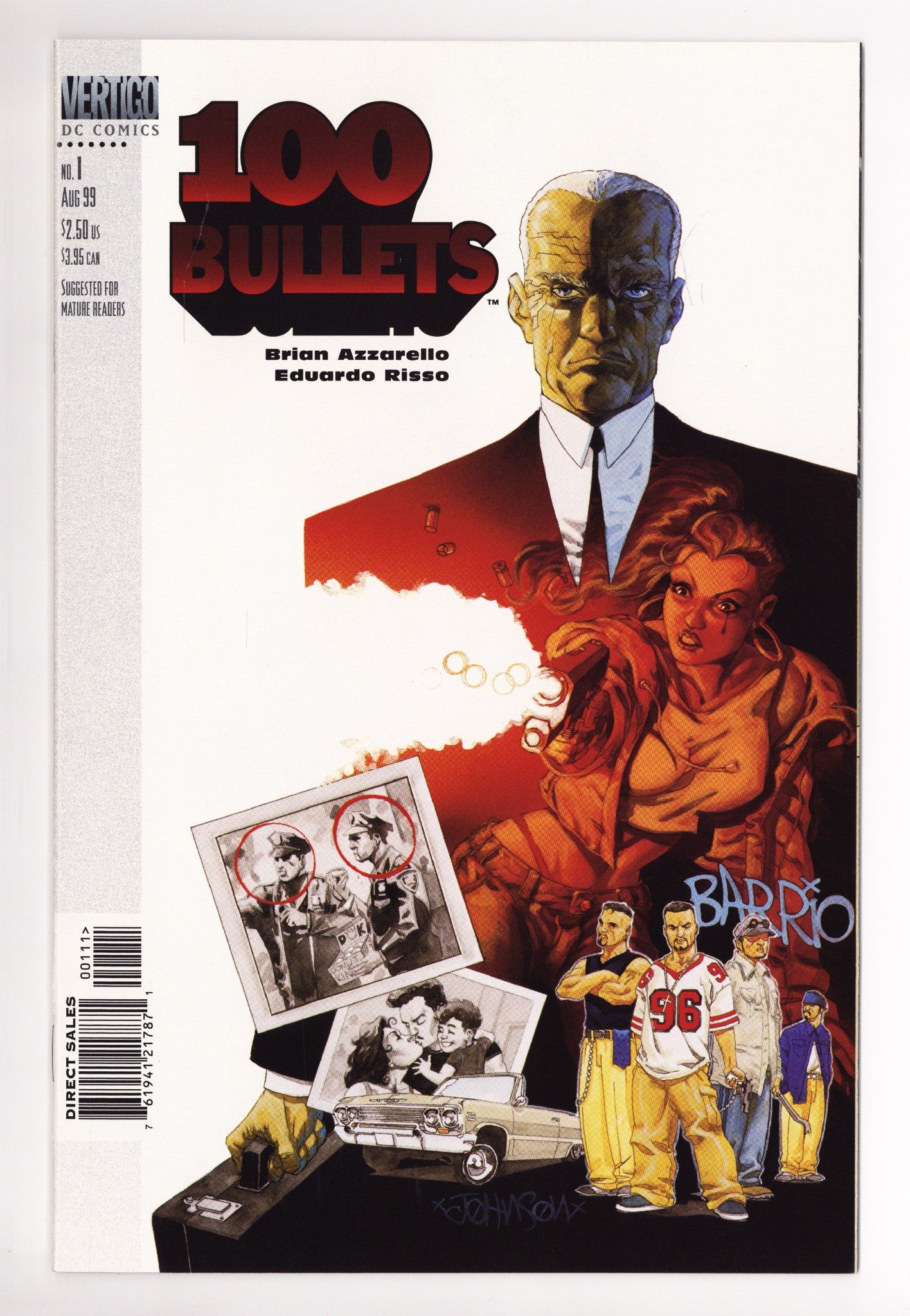 100 Bullets 1 VF- (7.5) (1999) 