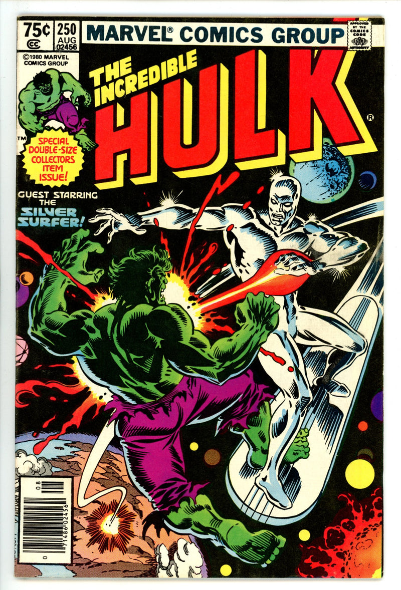 The Incredible Hulk Vol 1 250 FN+ (6.5) (1980) Newsstand 