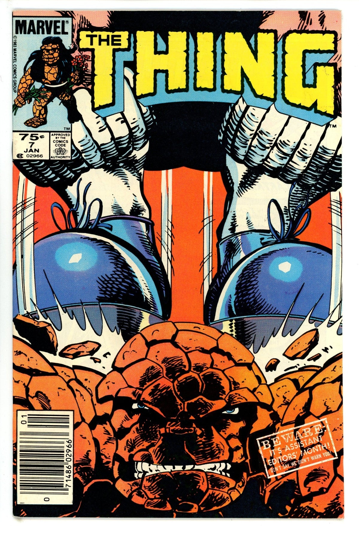 The Thing Vol 1 7  Mid Grade   (1984)   Canadian Price Variant