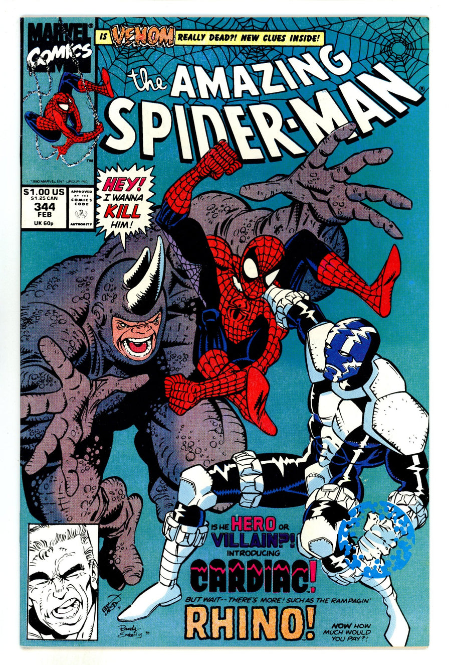 The Amazing Spider-Man Vol 1 344 VF (8.0) (1991) 