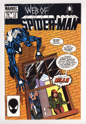 Web of Spider-Man Vol 1 12 High Grade (1986)