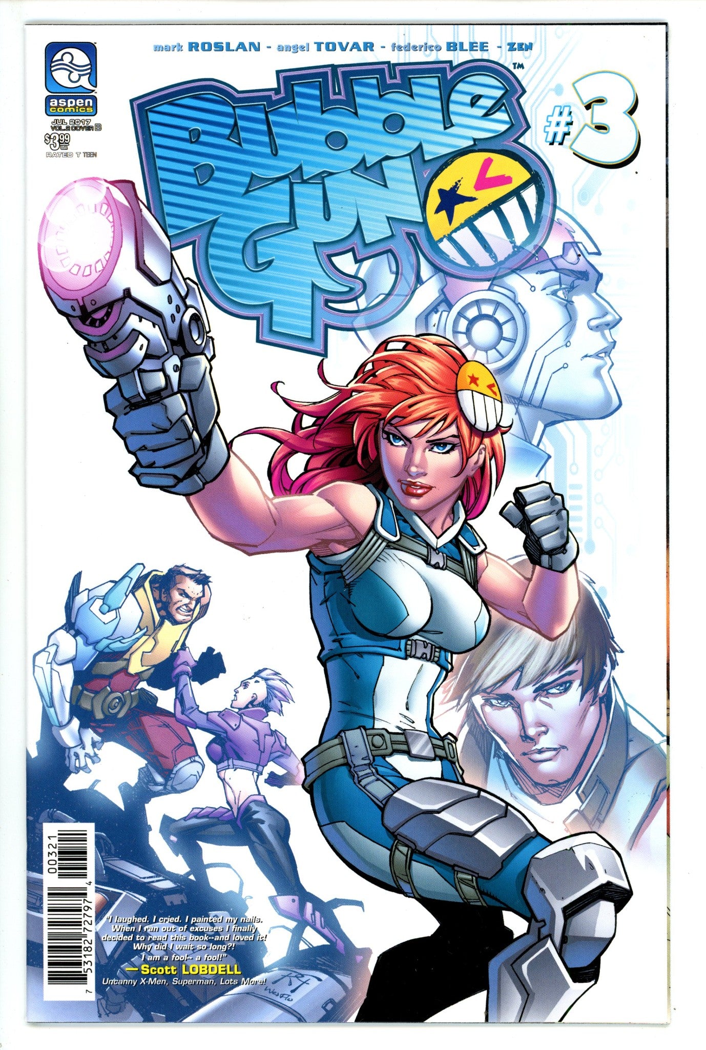 Bubblegun Vol 2 3 High Grade (2017) Green Variant 