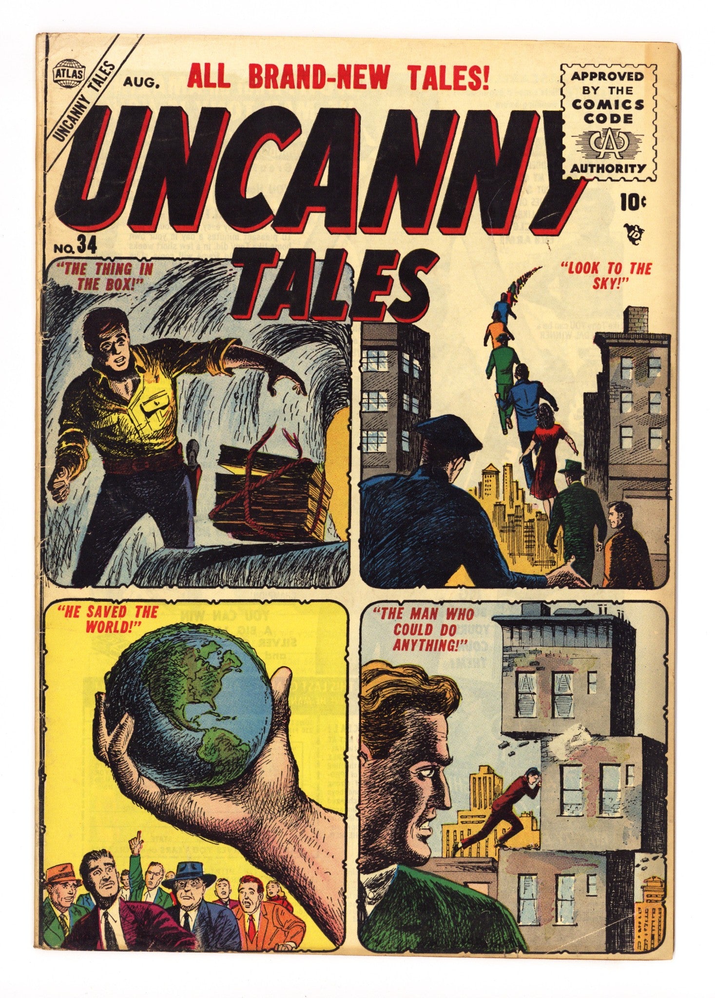 Uncanny Tales Vol 1 34 VG/FN (5.0) (1955) 