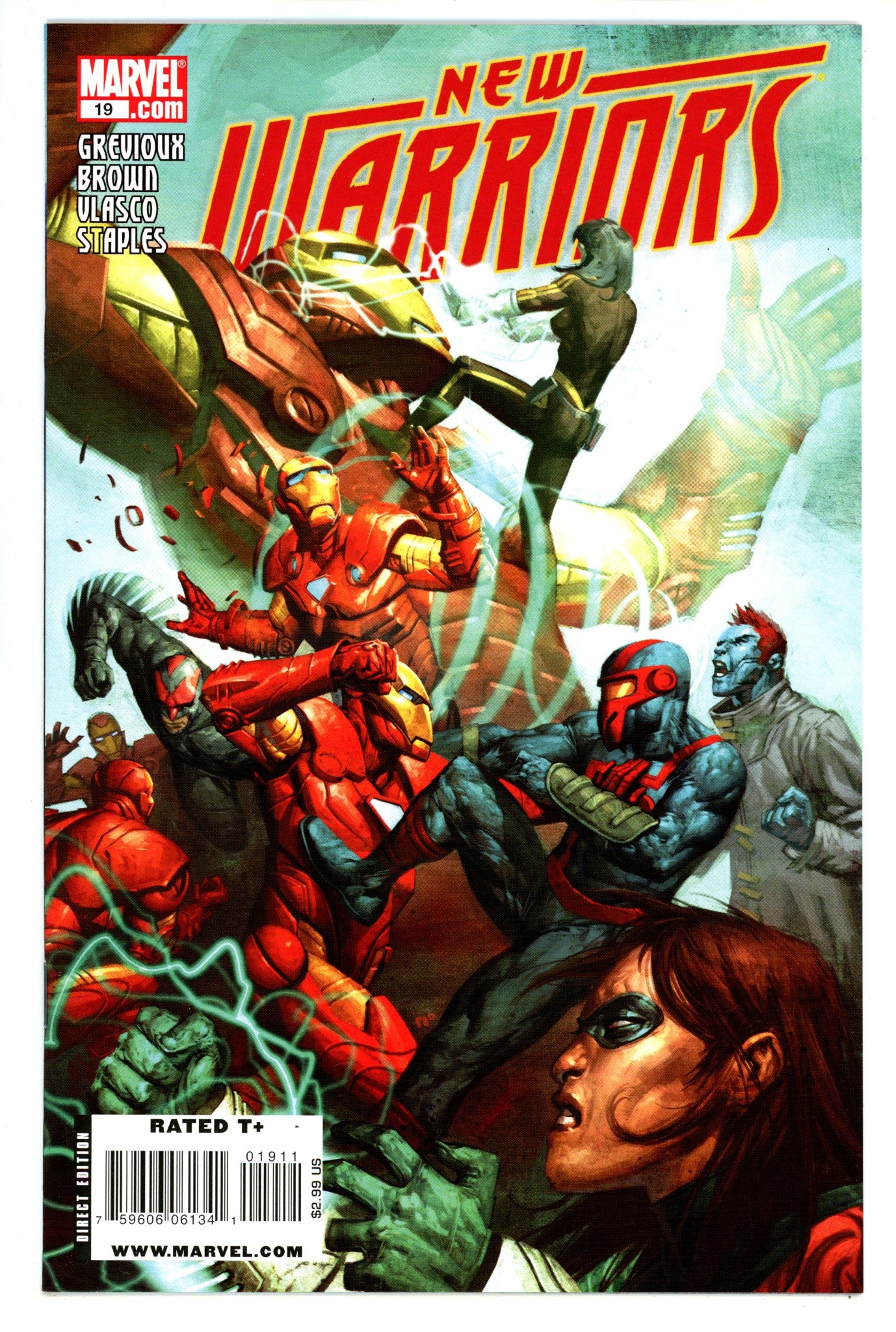 New Warriors Vol 4 19 High Grade (2009) 