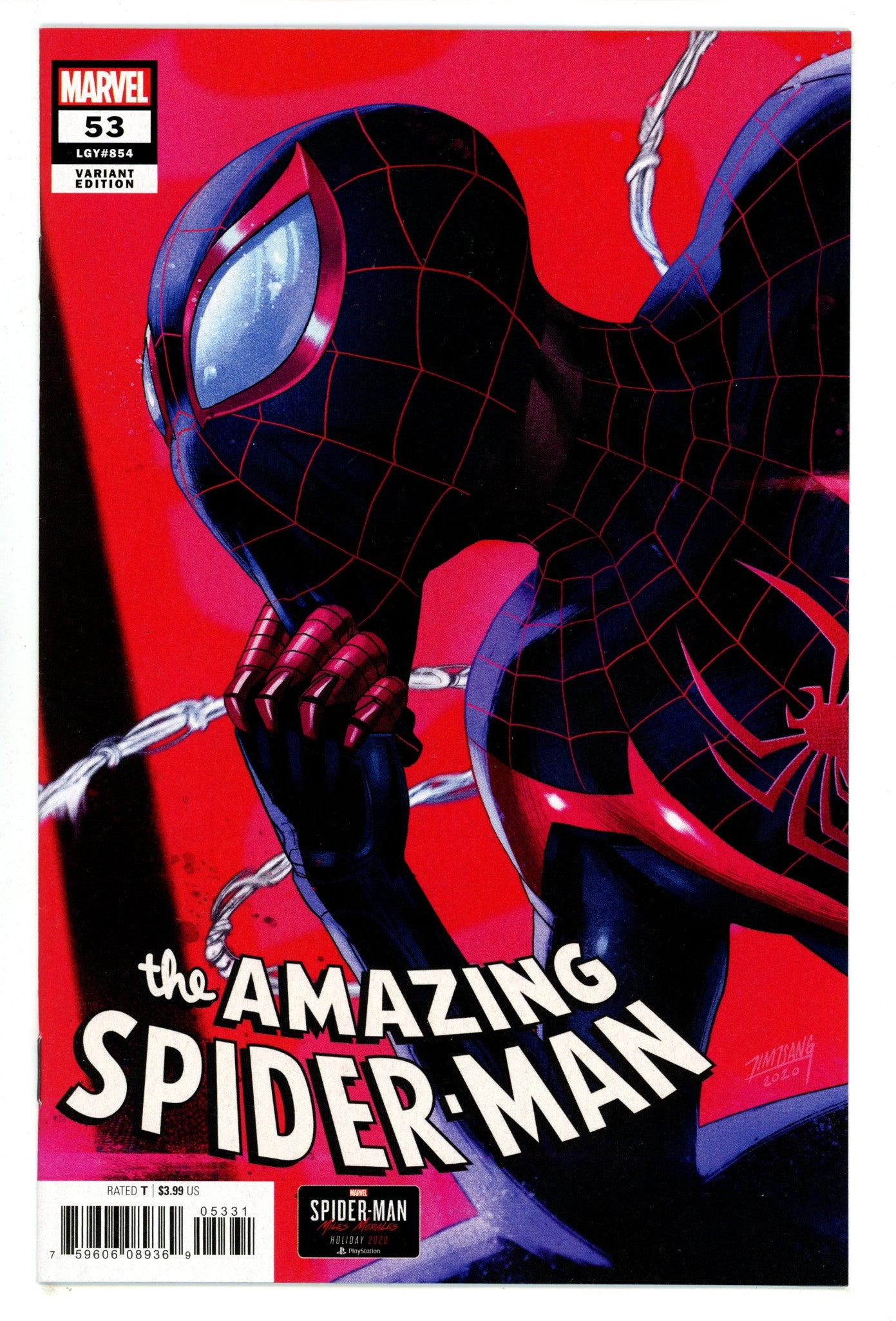 Amazing Spider-Man Vol 5 53 (854) NM- (9.2) (2021) Tsang Incentive Variant 