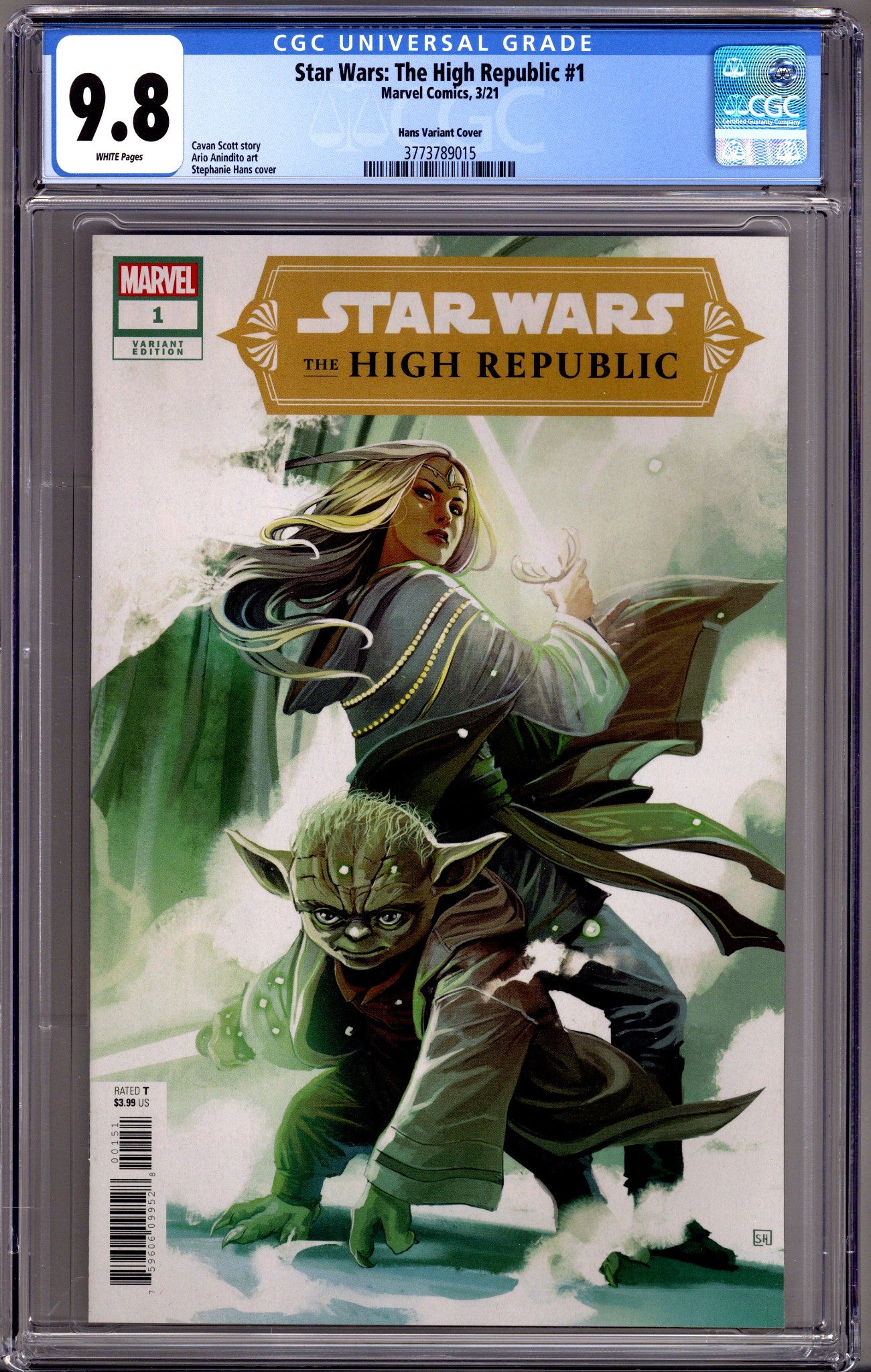 Star Wars: The High Republic Vol 1 1 CGC 9.8 (NM/M) (2021) Hans Variant 