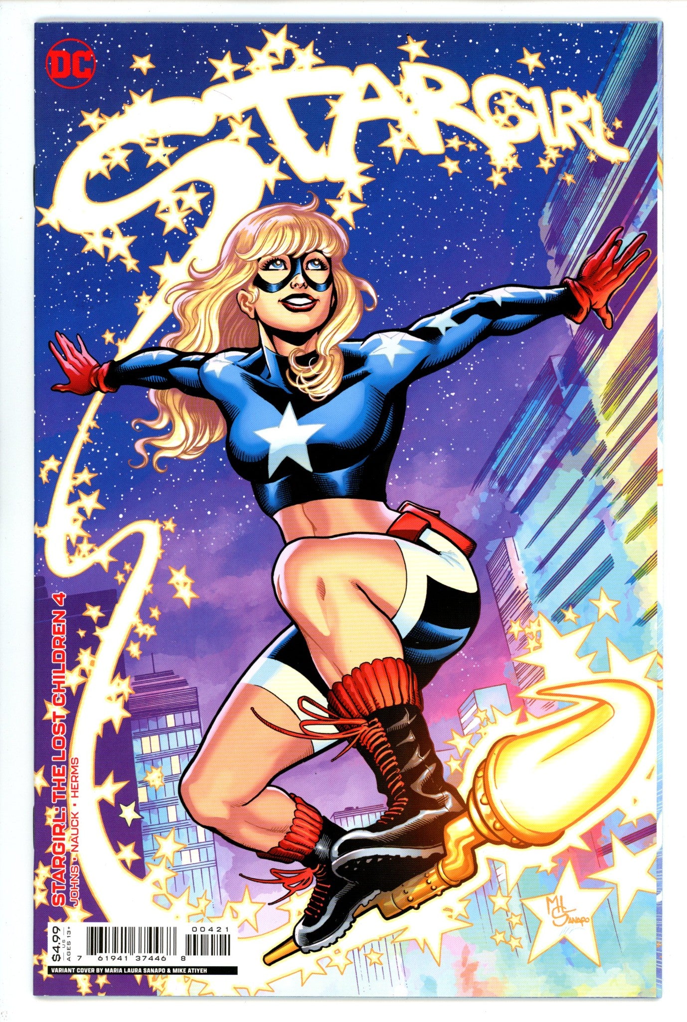 Stargirl: The Lost Children 4 High Grade (2023) Sanapo Variant 