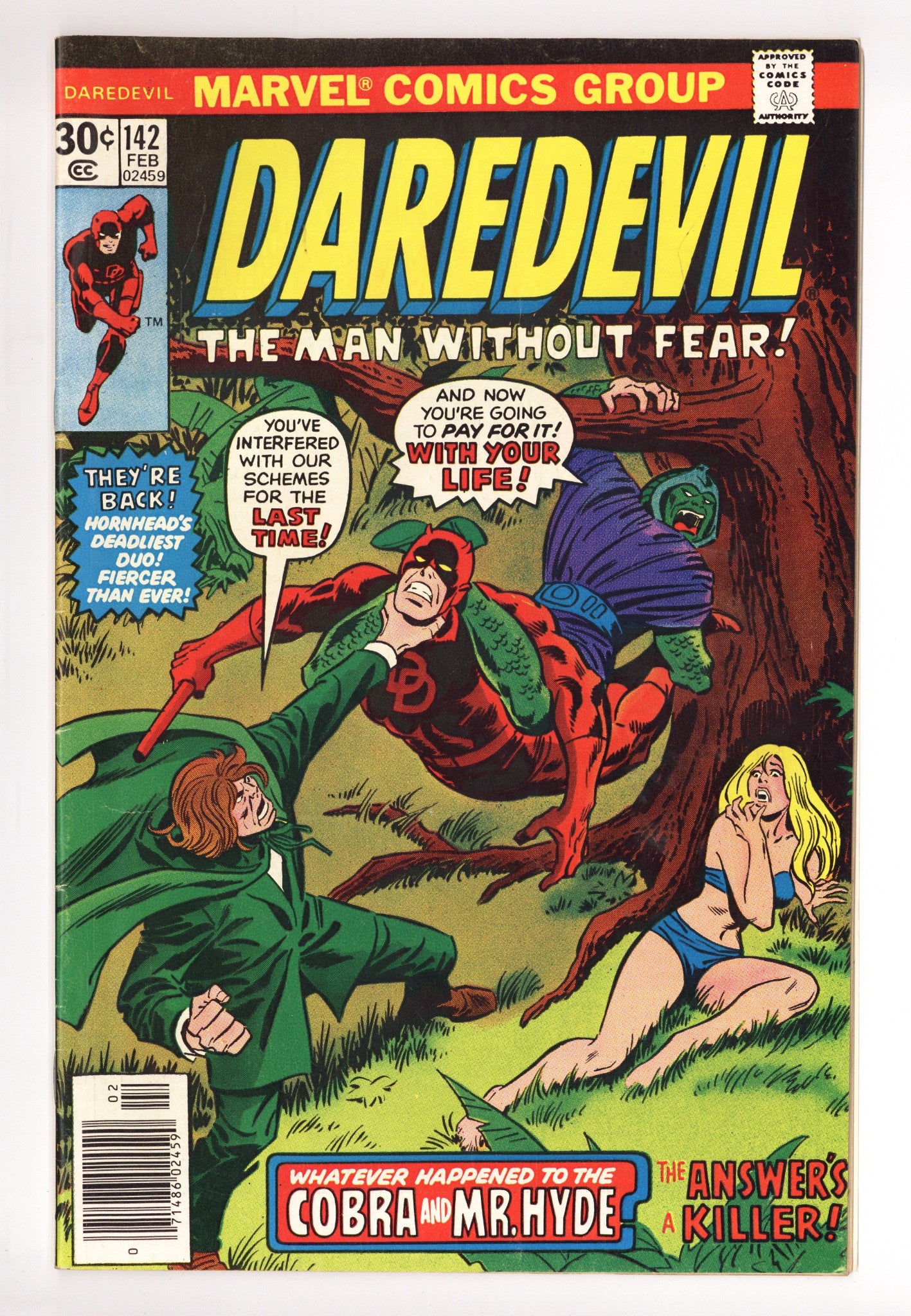 Daredevil Vol 1 142 Low Grade (1977) 