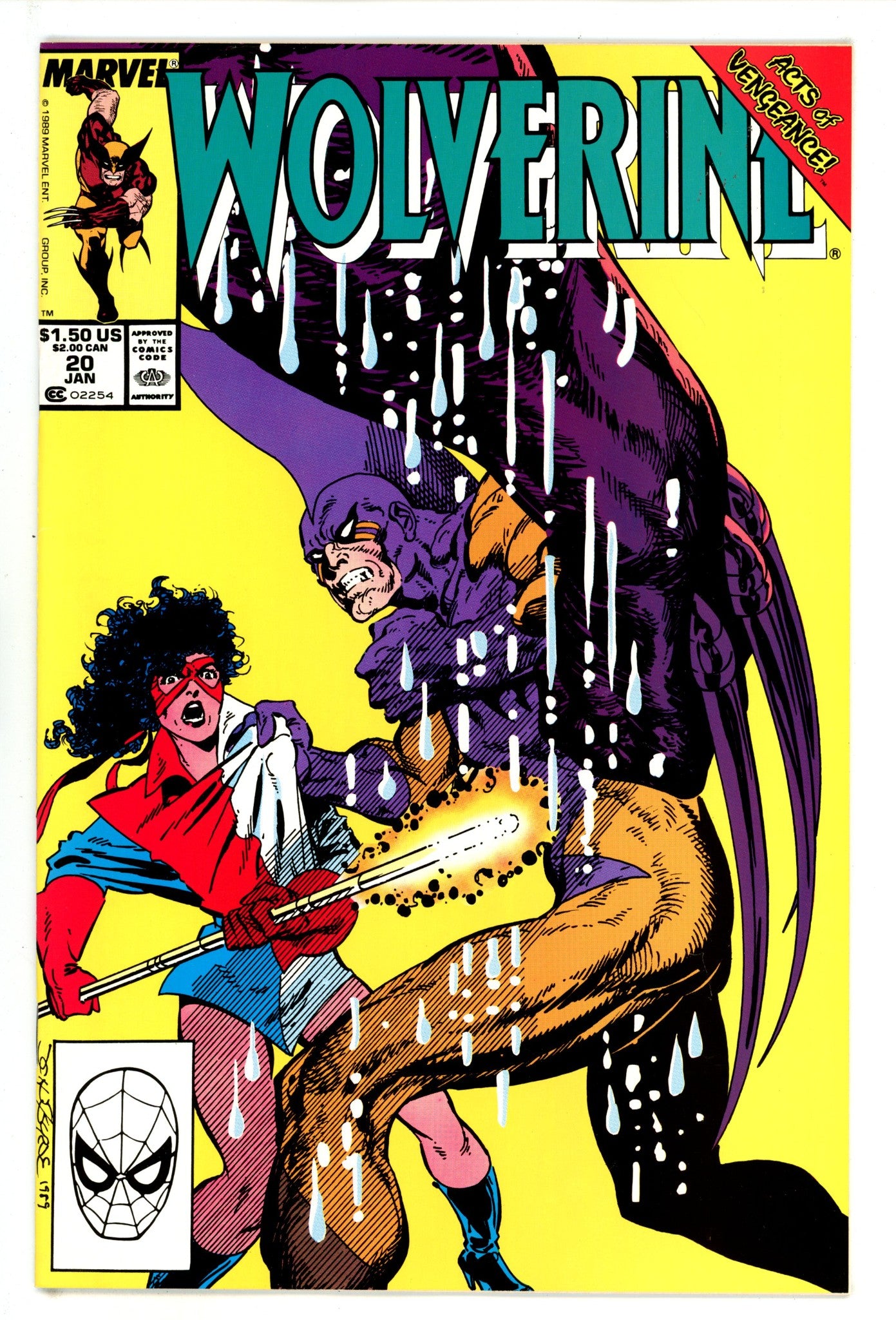 Wolverine Vol 2 20 High Grade (1990) 