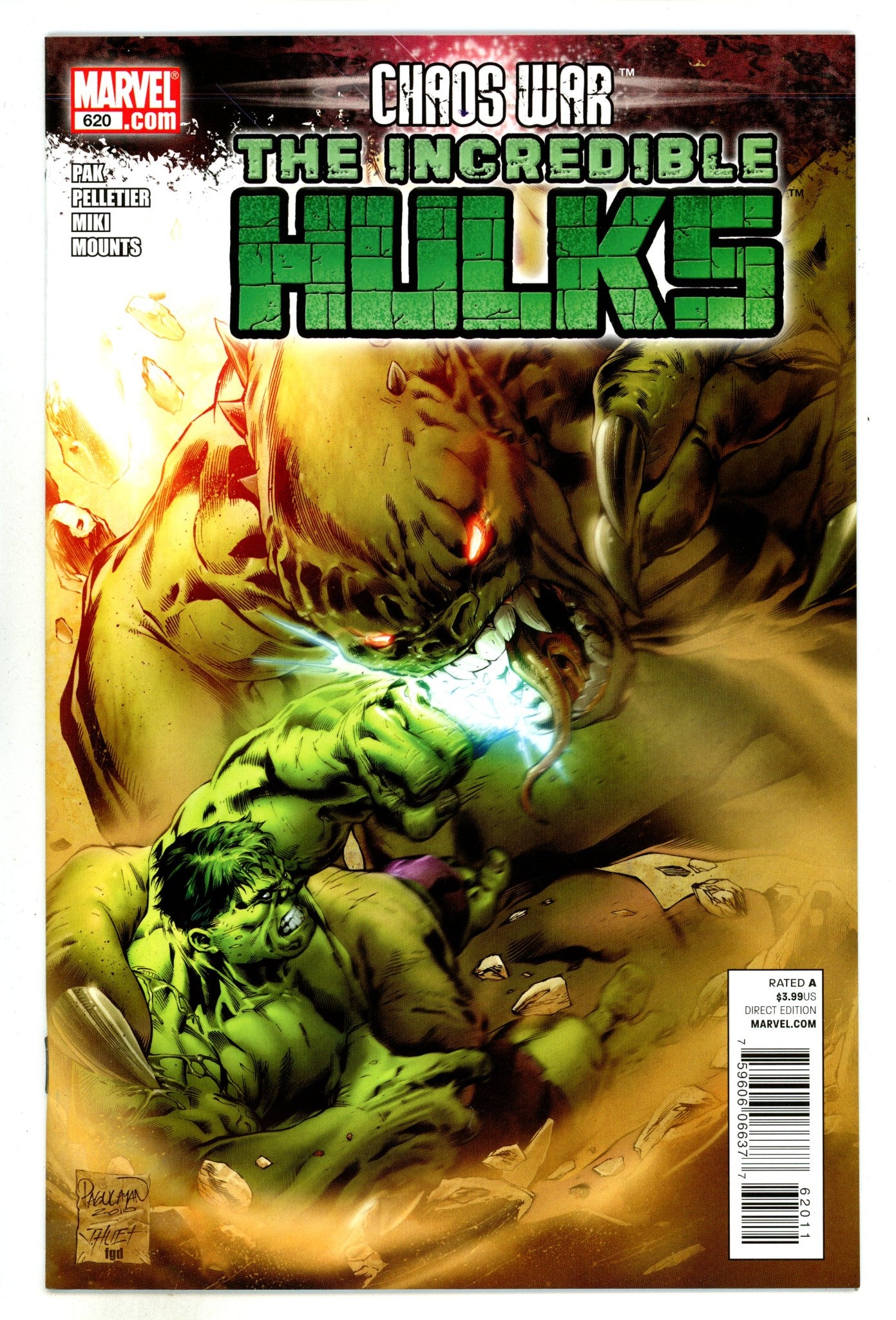 Incredible Hulks 620 High Grade (2011) 