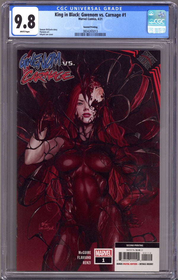 King in Black: Gwenom vs. Carnage 1 CGC 9.8 (NM/M) (2021) 2nd Print