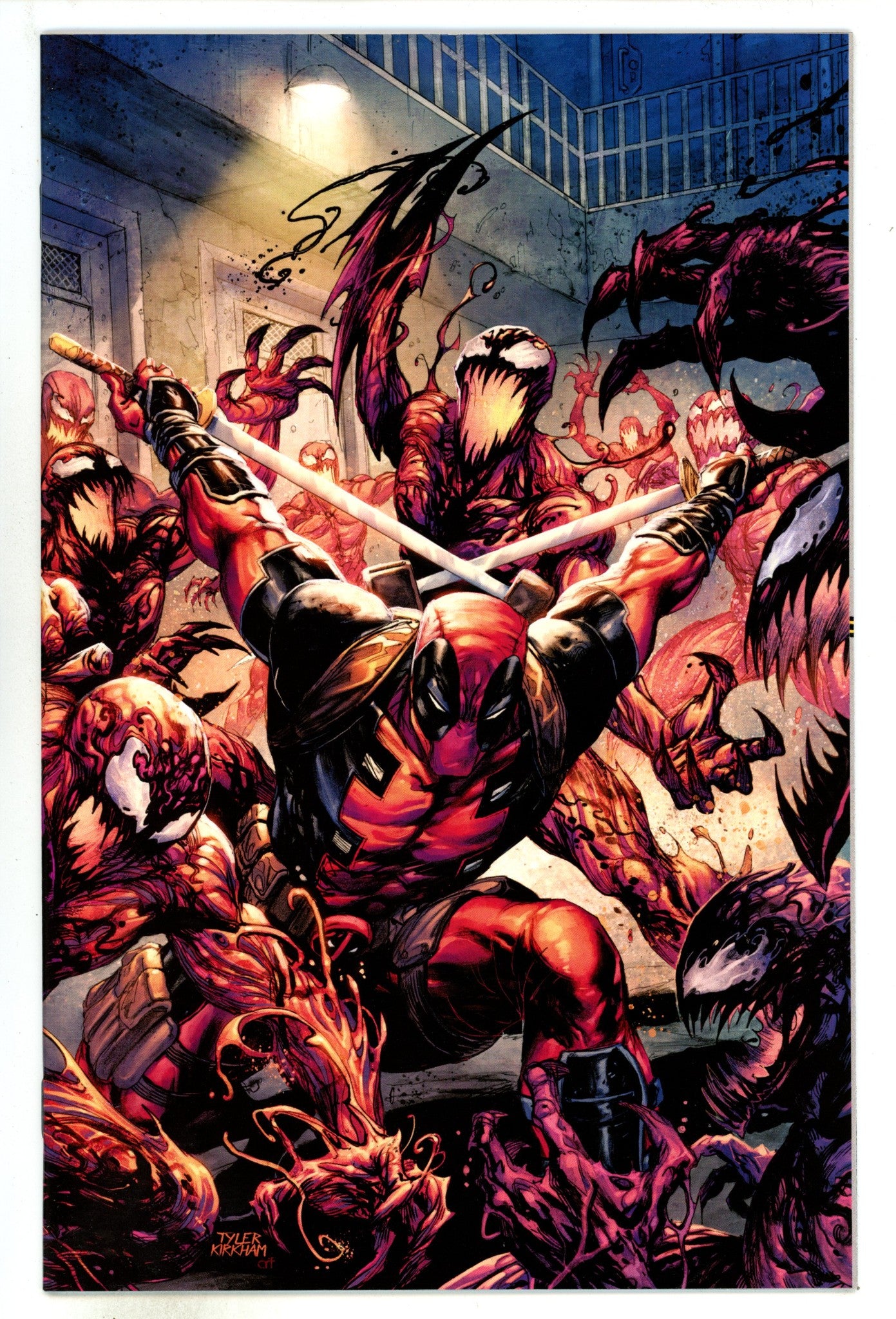 Absolute Carnage vs. Deadpool 1 VF (8.0) (2019) Kirkham Virgin Exclusive Variant 