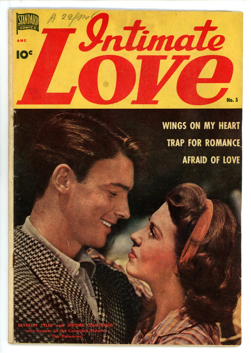 Intimate Love 5 GD/VG (3.0) (1950) 