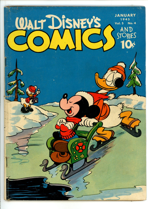 Walt Disney's Comics and Stories Vol 5 4 (52) VG (4.0) (1945)