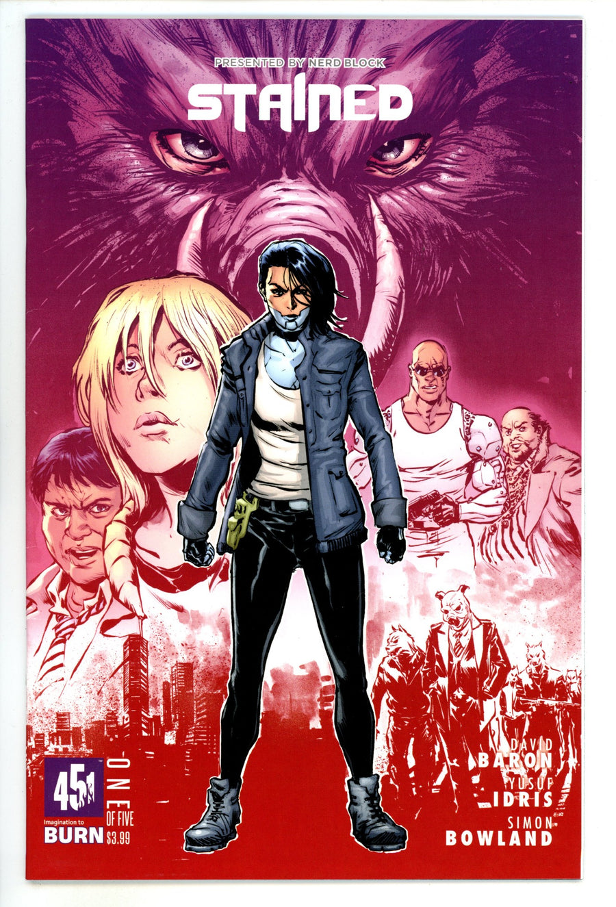 Stained 1 Mid Grade (2017) Block Exclusive Variant 
