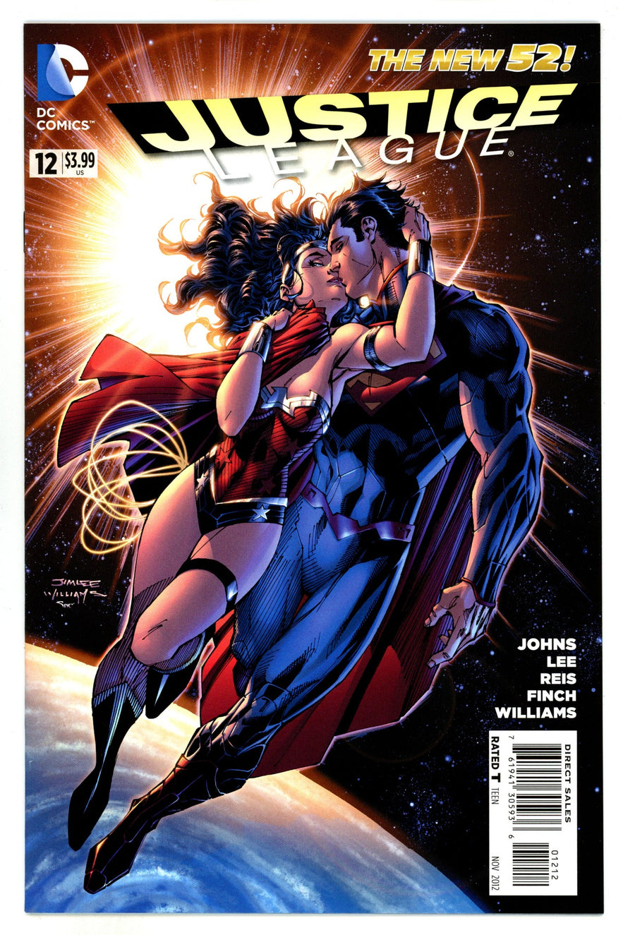 Justice League Vol 1 12 NM- (9.2) (2012) 2nd Print 