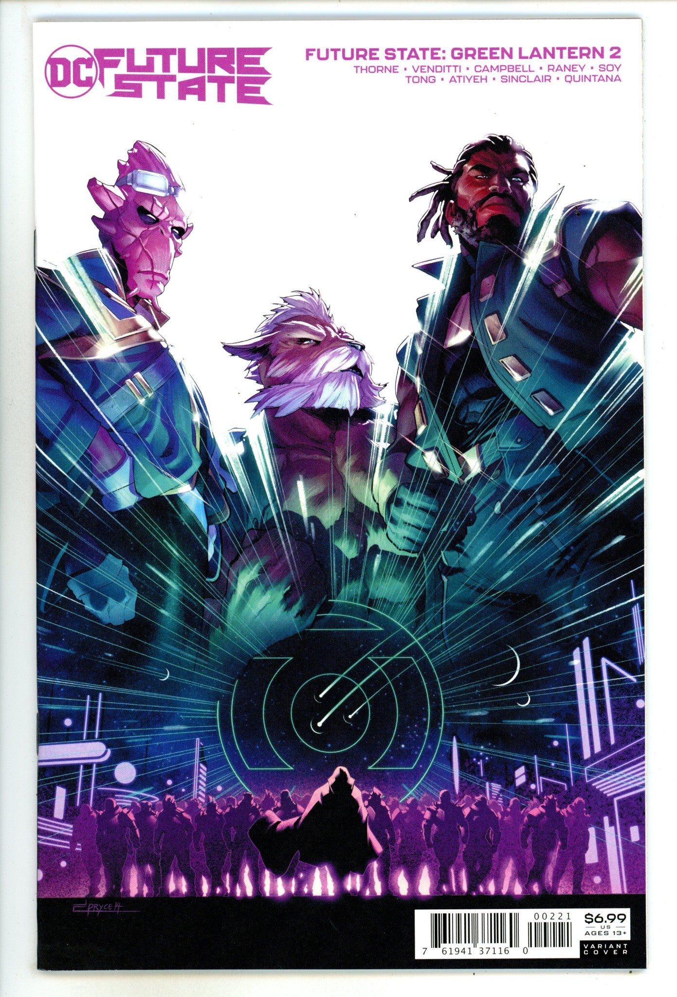 Future State: Green Lantern 2 High Grade (2021) Campbell Variant 