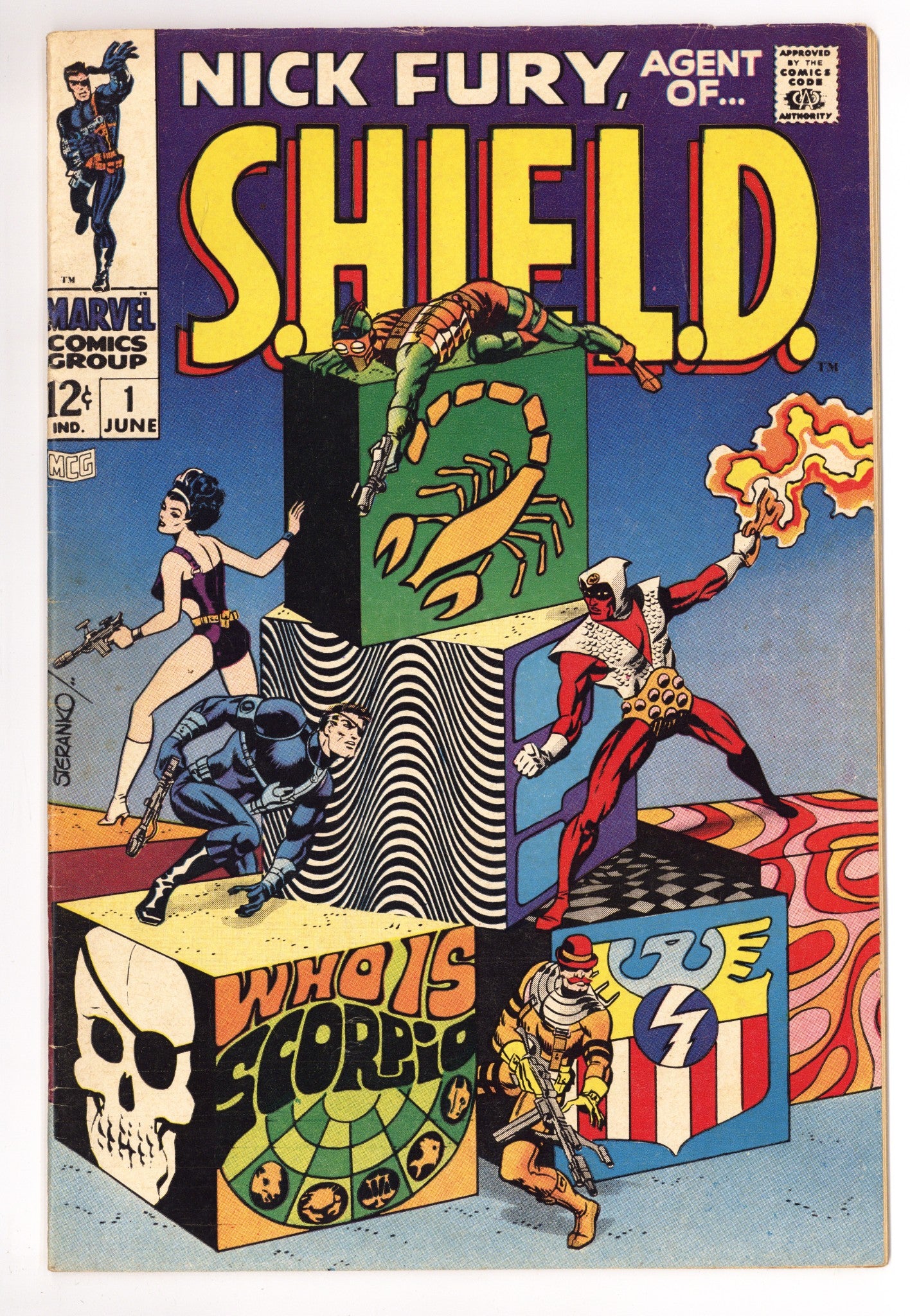 Nick Fury, Agent of SHIELD Vol 1 1 VG+ (4.5) (1968) 