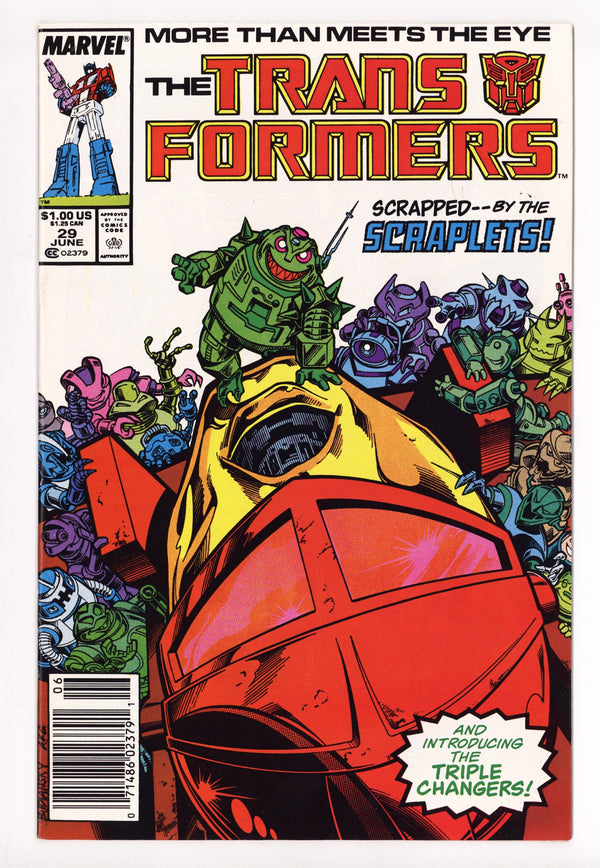 The Transformers 29 High Grade (1987) Newsstand