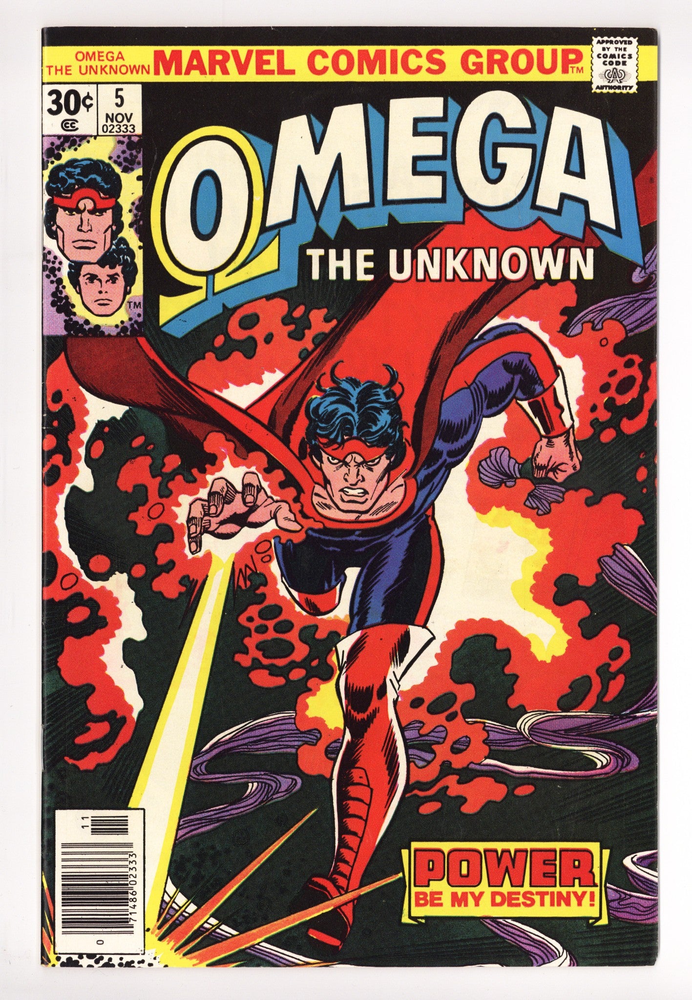 Omega the Unknown Vol 1 5 High Grade (1976) 