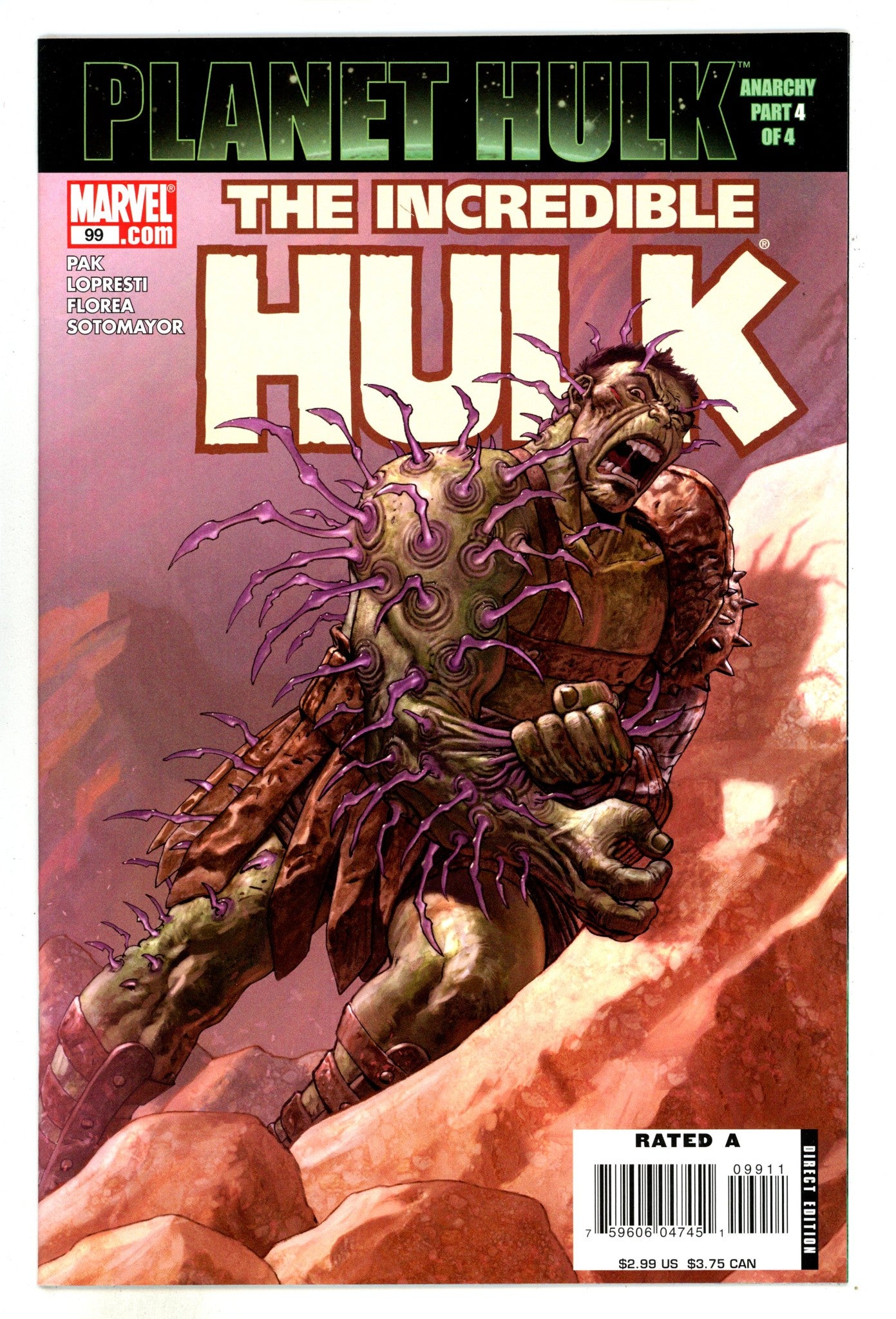 Incredible Hulk Vol 2 99 High Grade (2006) 