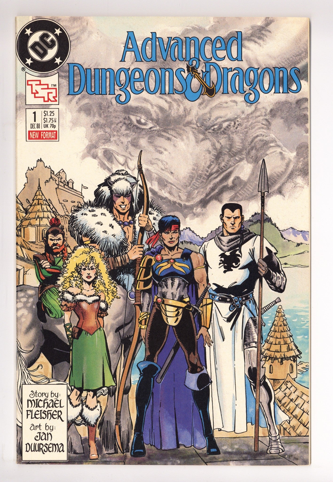 Advanced Dungeons & Dragons Comic Book 1 VF+ (8.5) (1988) 