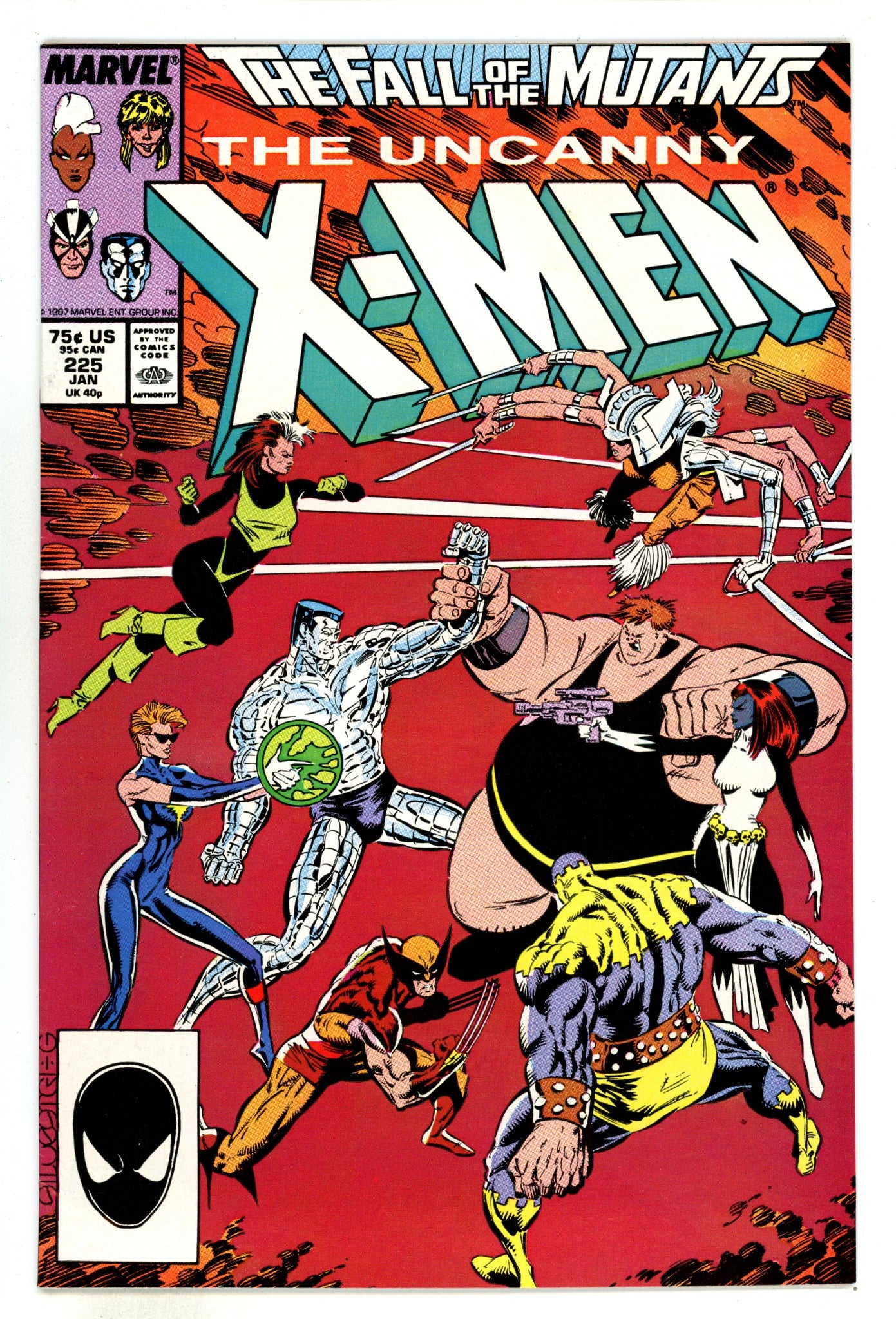 The Uncanny X-Men Vol 1 225 Mid Grade (1988) 