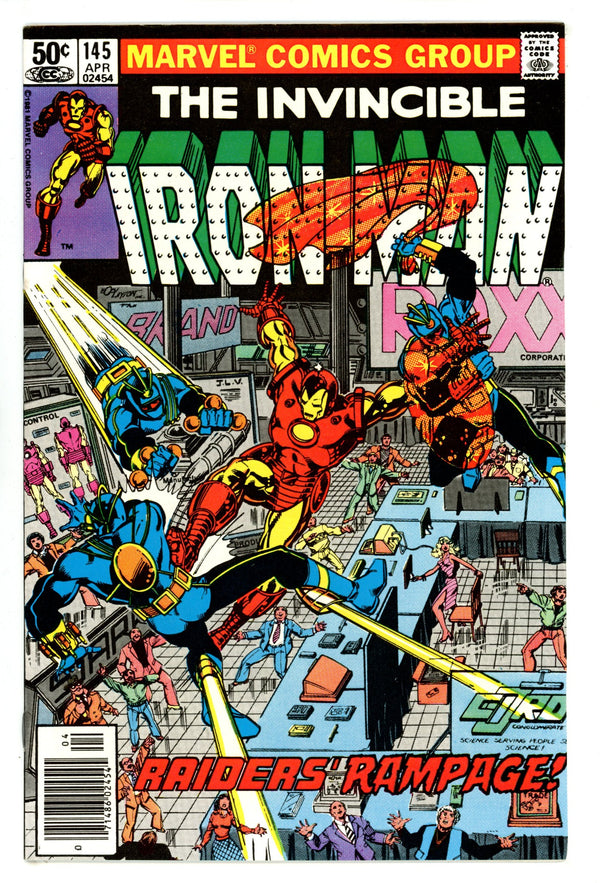 Iron Man Vol 1 145 VF/NM (9.0) (1981) Newsstand