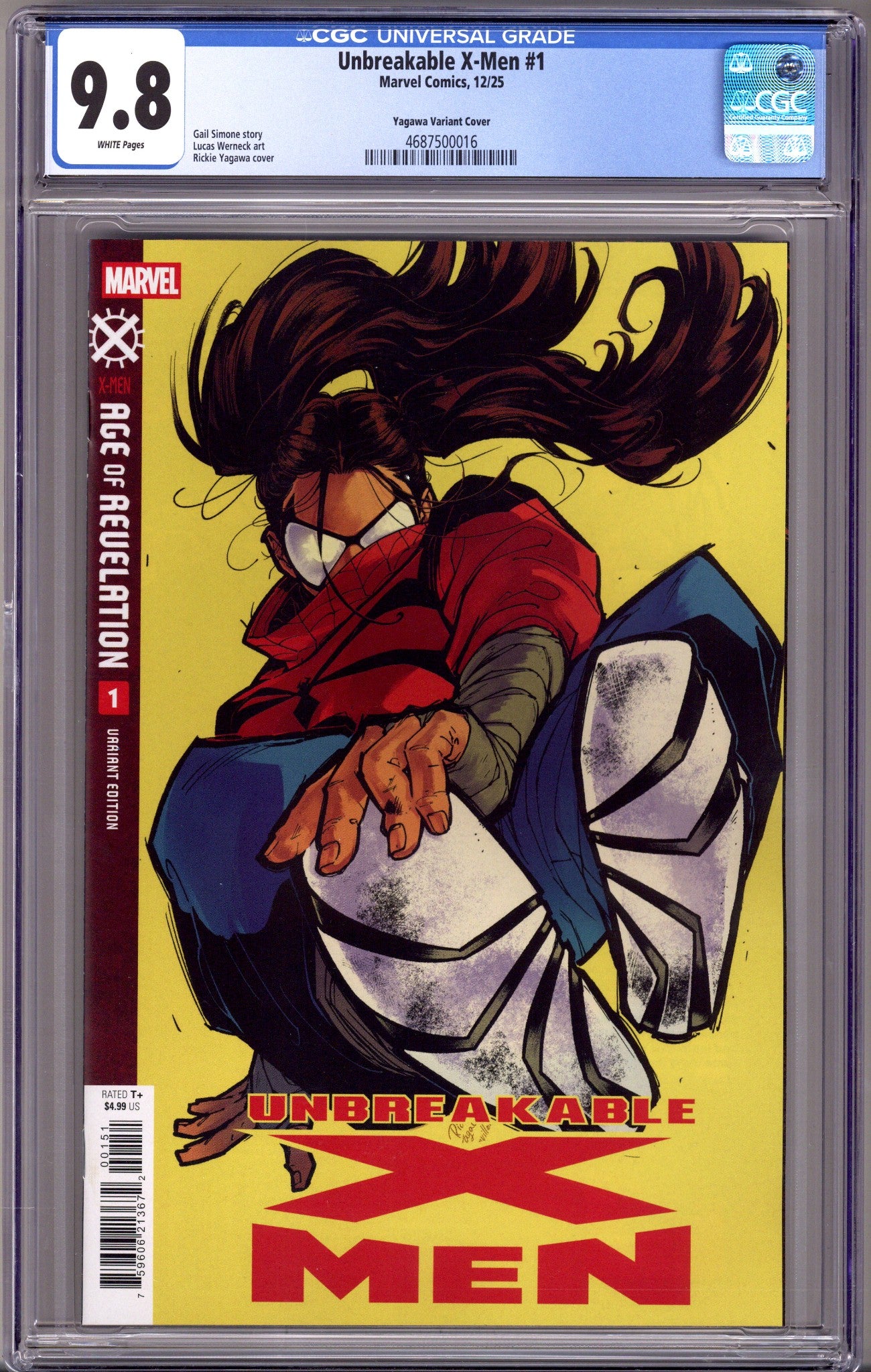 Unbreakable X-Men 1 CGC 9.8 (NM/M) (2025) Yagawa Variant 
