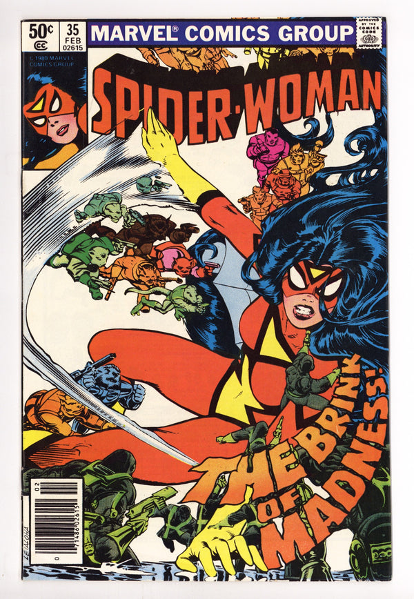 Spider-Woman Vol 1 35 Low Grade (1981) Newsstand