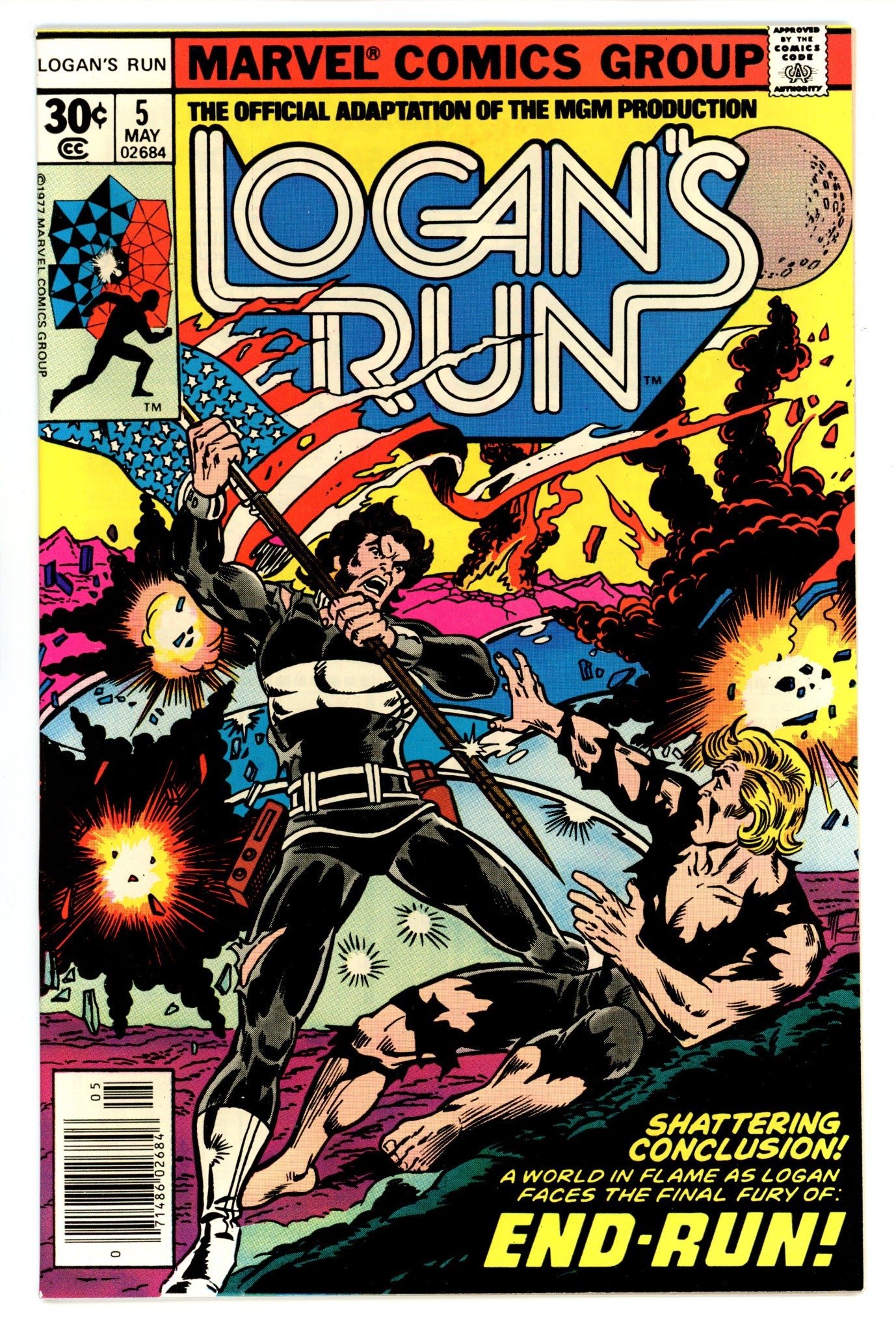 Logan's Run 5 NM- (9.2) (1977) 