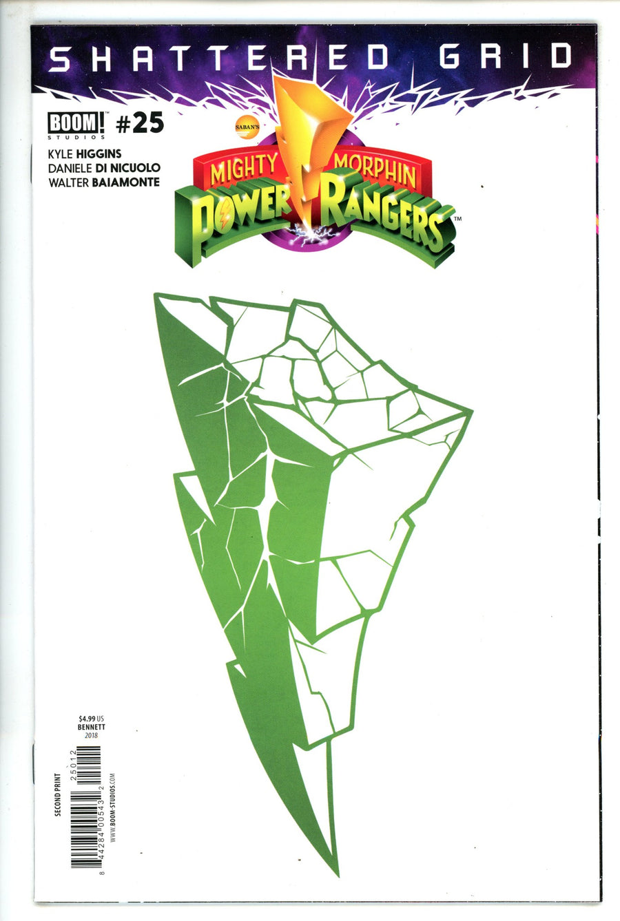 Mighty Morphin Power Rangers Vol 1 25 High Grade (2018) 2nd Print 
