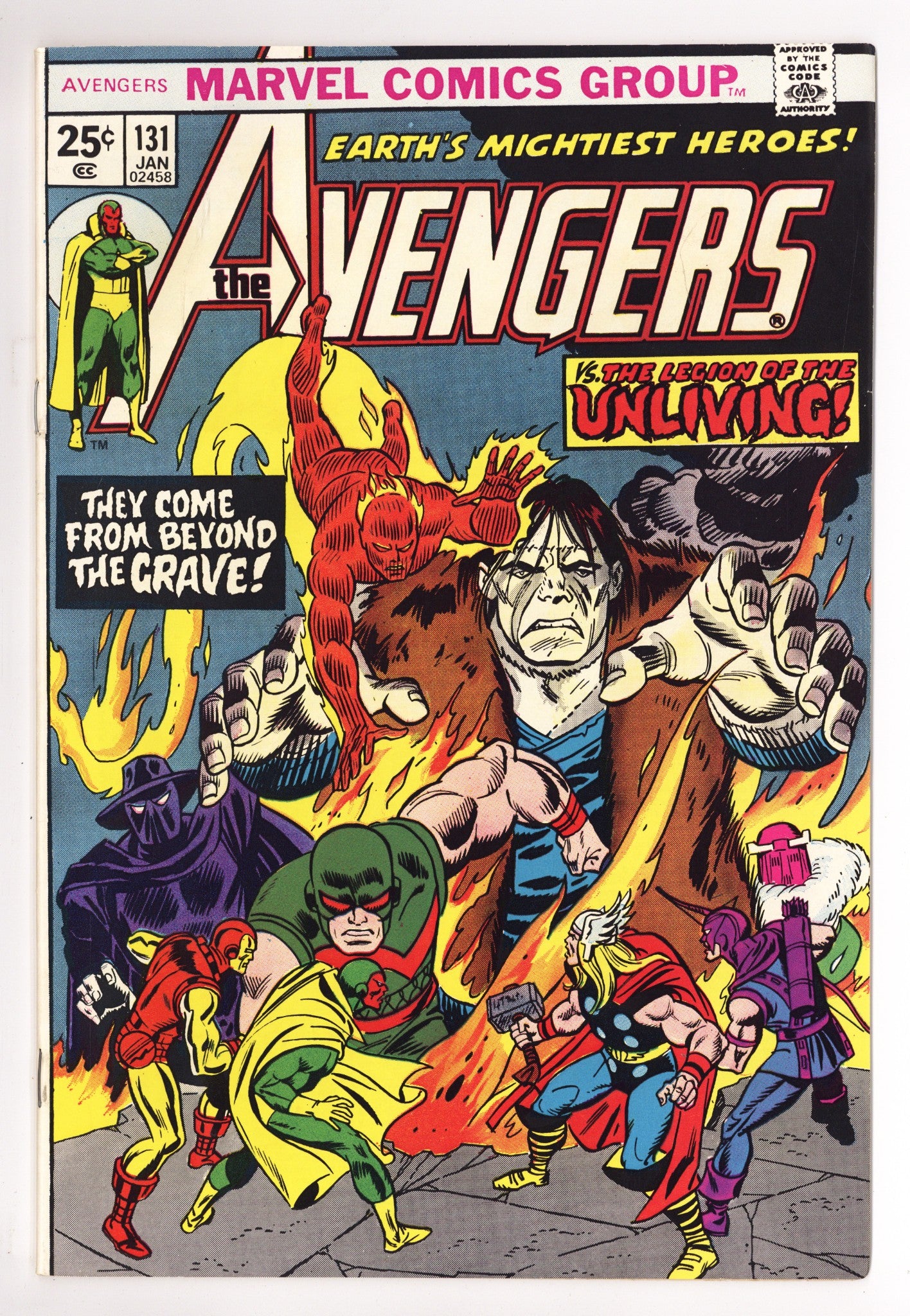 The Avengers Vol 1 131 VF+ (8.5) (1975) 