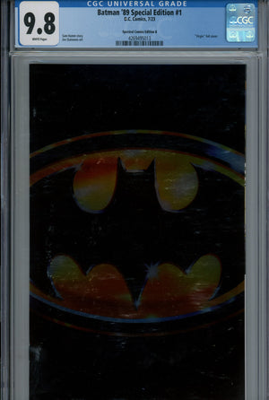 Batman '89 Special Edition 1 CGC 9.8 (NM/M) (2023) Logo Foil Virgin Exclusive Variant