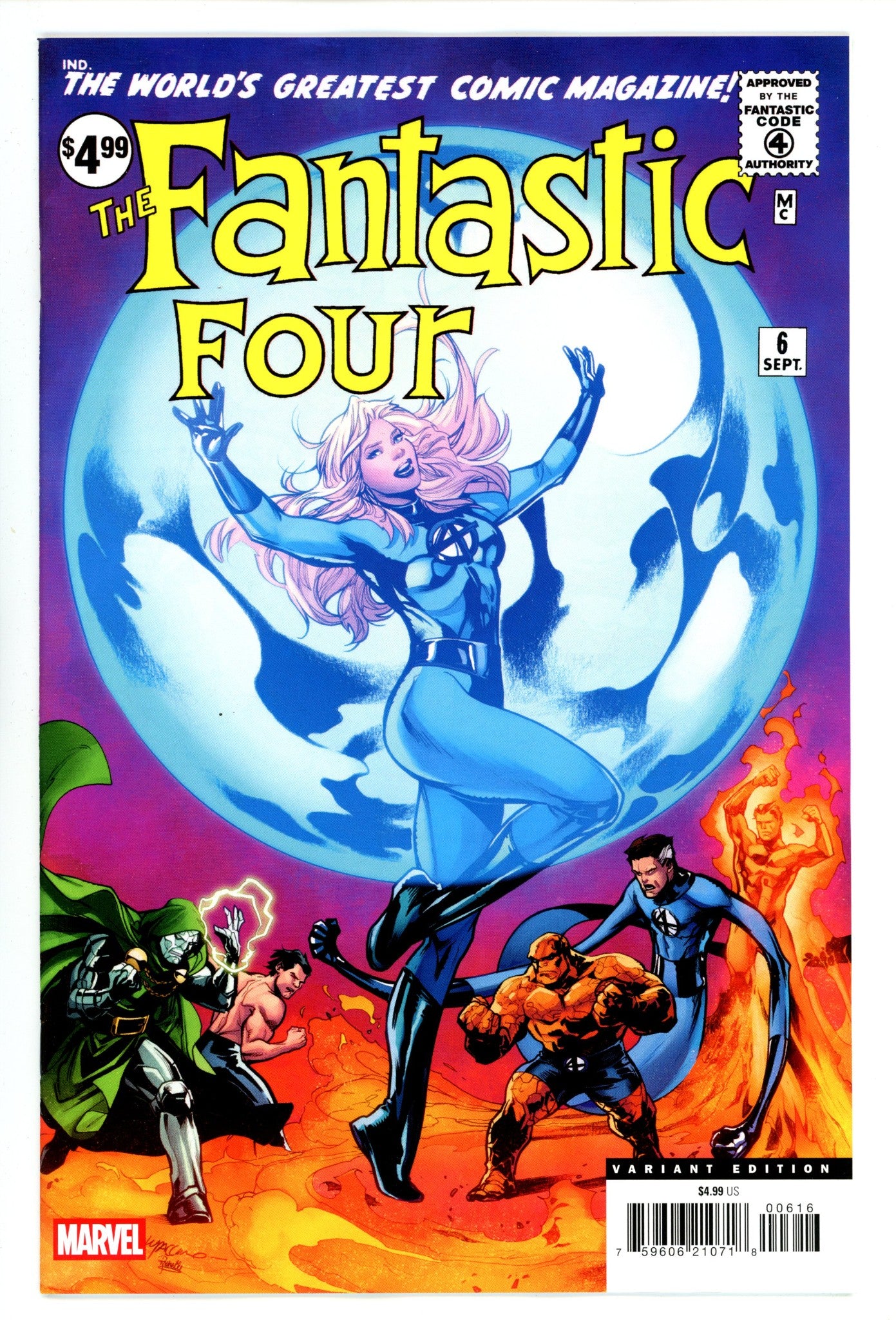 Fantastic Four Vol 1 6 Lupacchino Facsimile Incentive Variant NM- (2025)