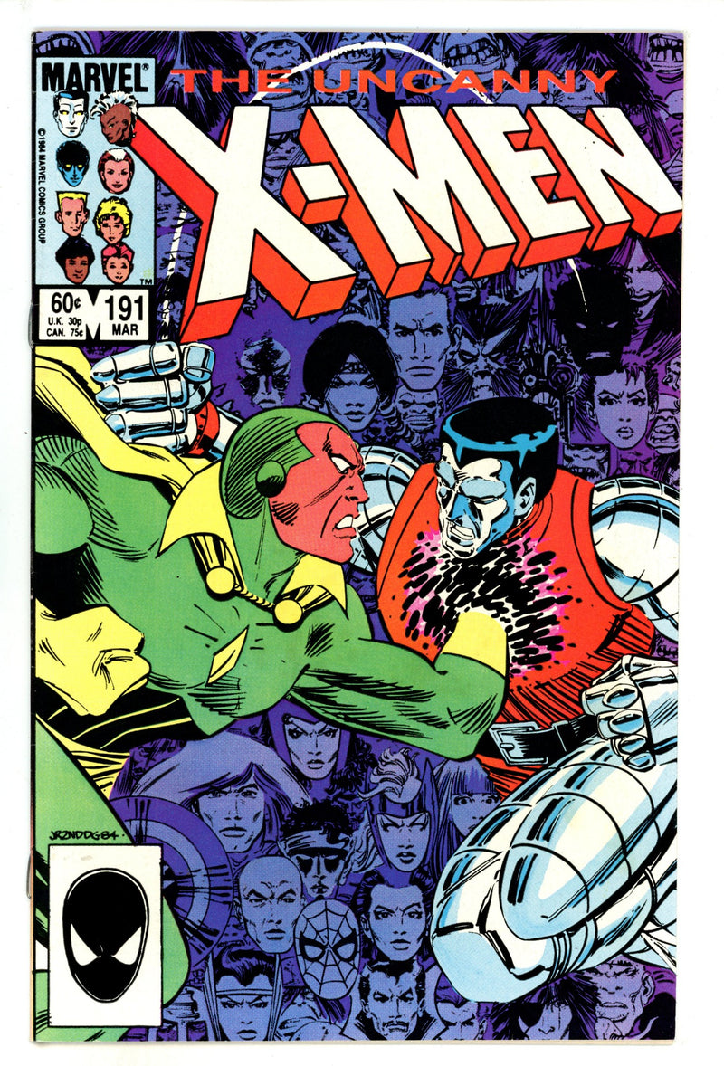 The Uncanny X-Men Vol 1 191 VF+ (8.5) (1985) 