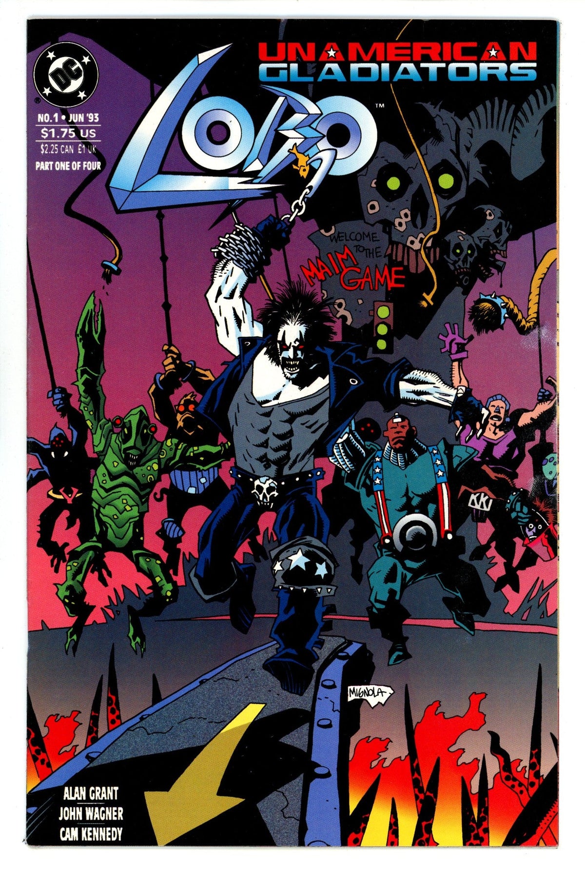 Lobo: Unamerican Gladiators   1  Mid Grade   (1993)