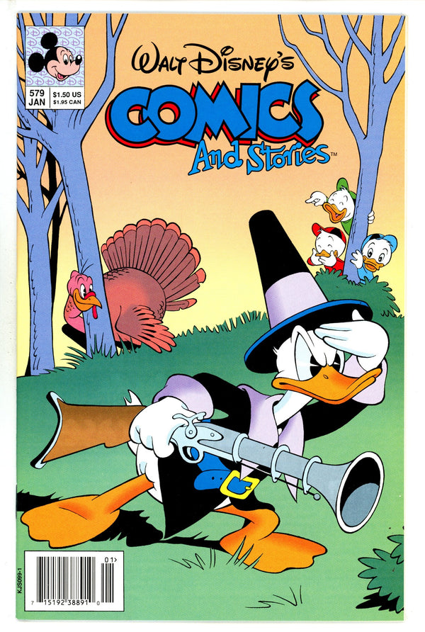 Walt Disney's Comics and Stories 579 Newsstand VF/NM (1993)