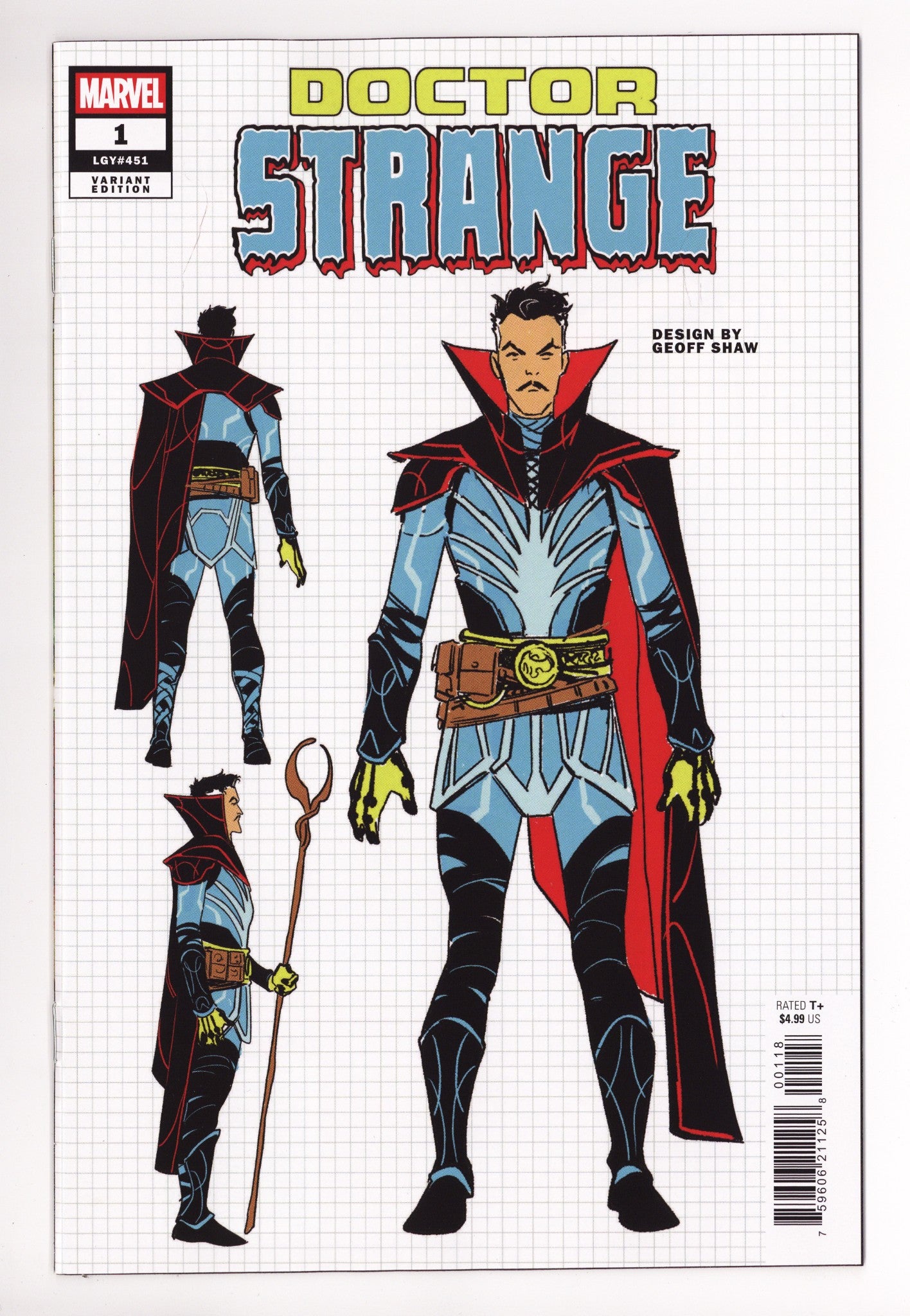 Doctor Strange Vol 7 1 Shaw Design Incentive NM- (2025)
