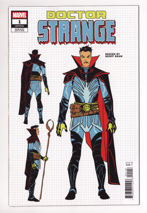 Doctor Strange Vol 7 1 Shaw Design Incentive NM- (2025)