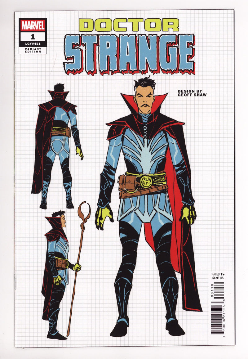 Doctor Strange Vol 7 1 Shaw Design Incentive NM- (2025)