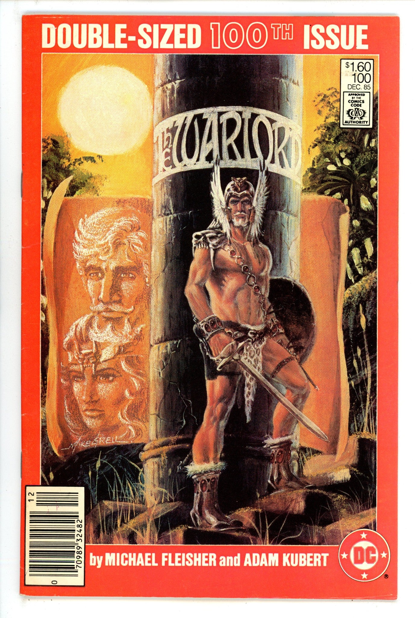 Warlord Vol 1 100 FN (6.0) (1985) Canadian Price Variant 