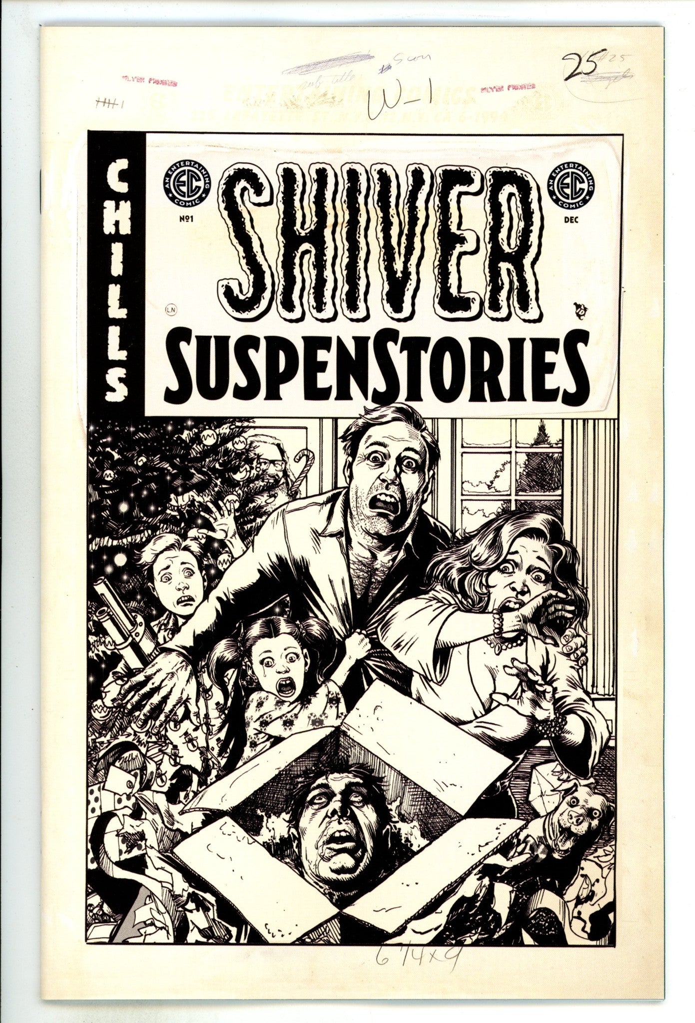 EC Shiver Suspenstories 1 Robertson B&W Incentive Variant NM (2024)