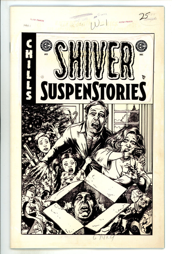 EC Shiver Suspenstories 1 Robertson B&W Incentive Variant NM (2024)