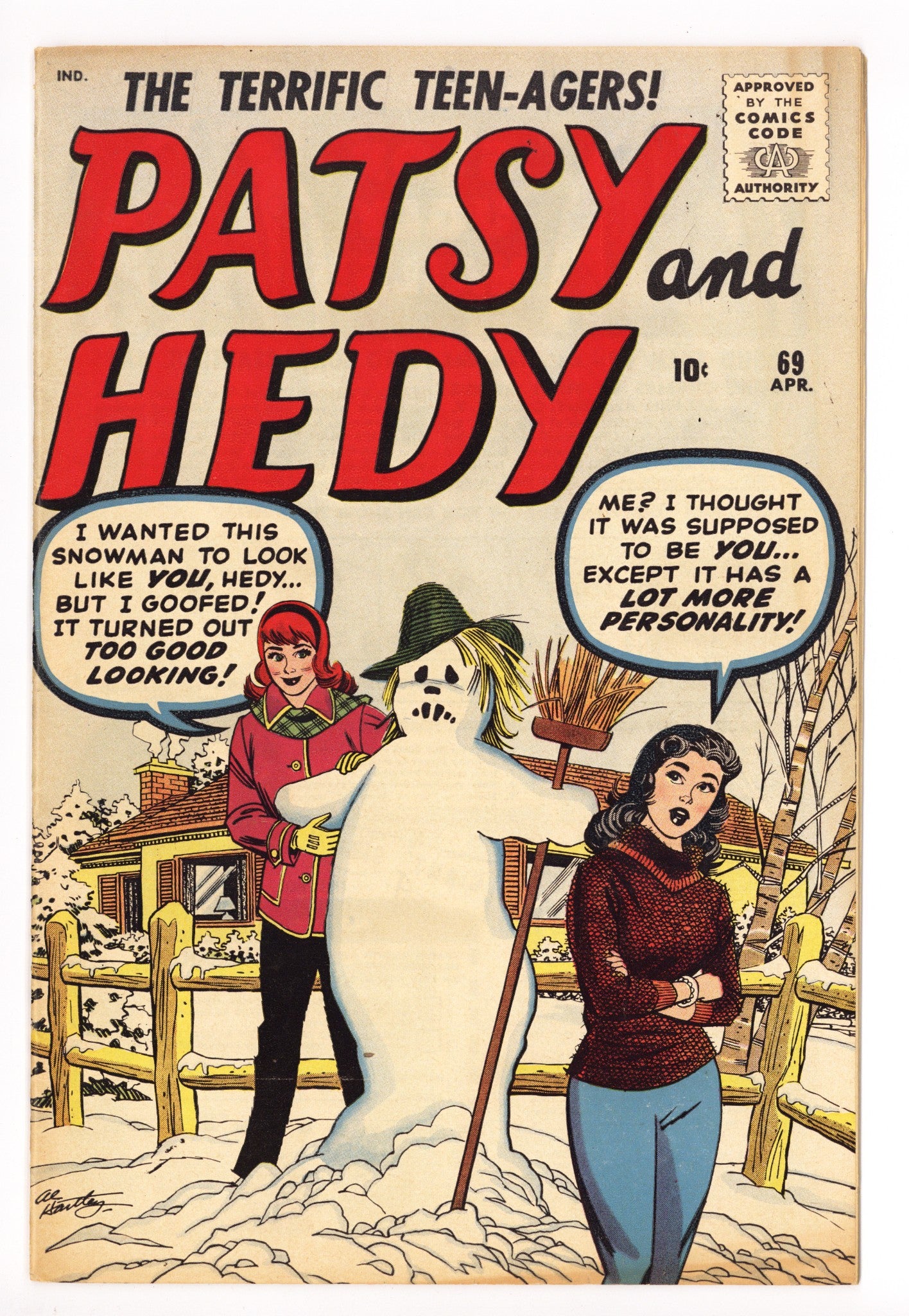 Patsy and Hedy 69 VF- (7.5) (1960) 