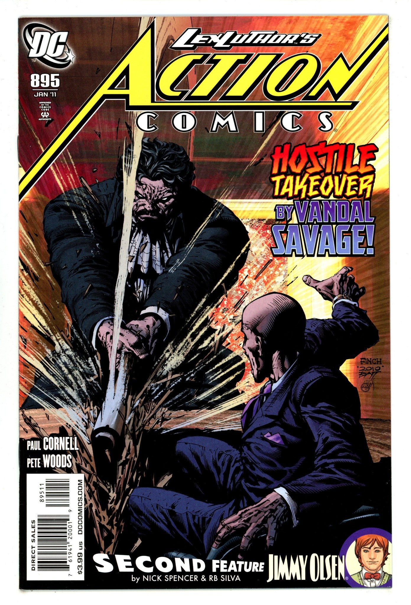 Action Comics Vol 1 895 High Grade (2011) 