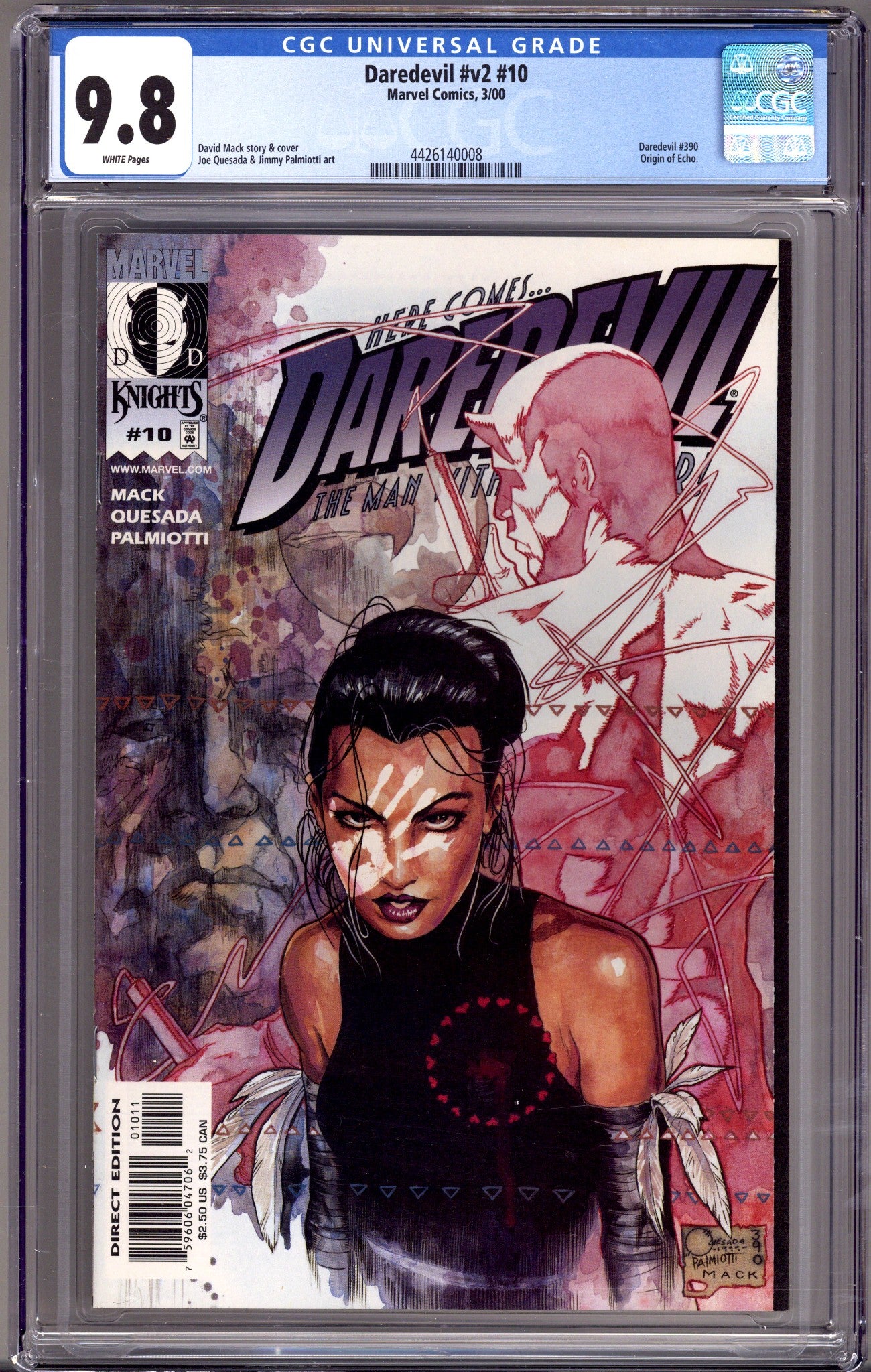Daredevil Vol 2 10 CGC 9.8 (NM/M) (2000) 