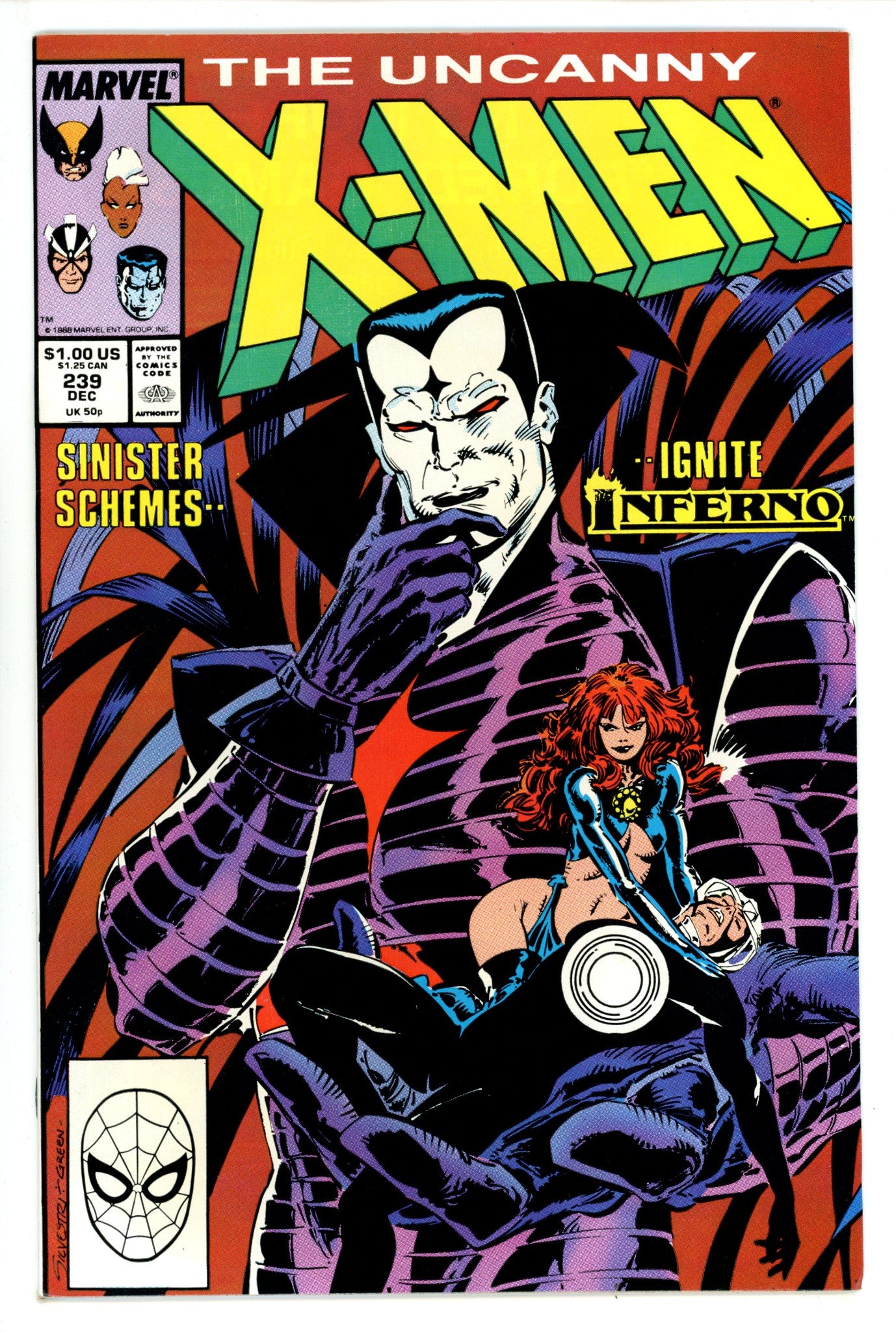 The Uncanny X-Men Vol 1 239 VF (8.0) (1988) 