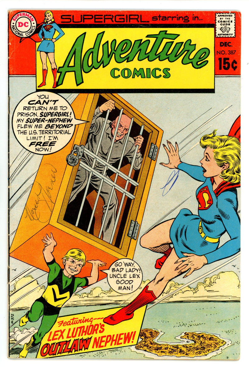 Adventure Comics Vol 1 387 VG/FN (5.0) (1969) 